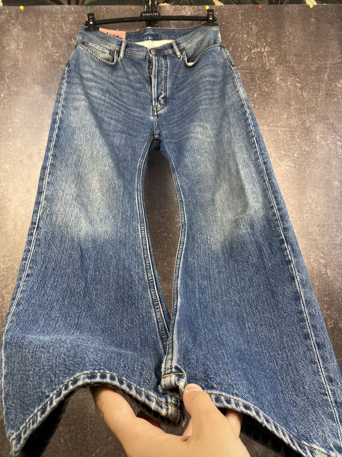 Acne Studios × Designer Acne Studios Bla Konst Land Mid blue Size US 34 / EU 50 - 4 Thumbnail