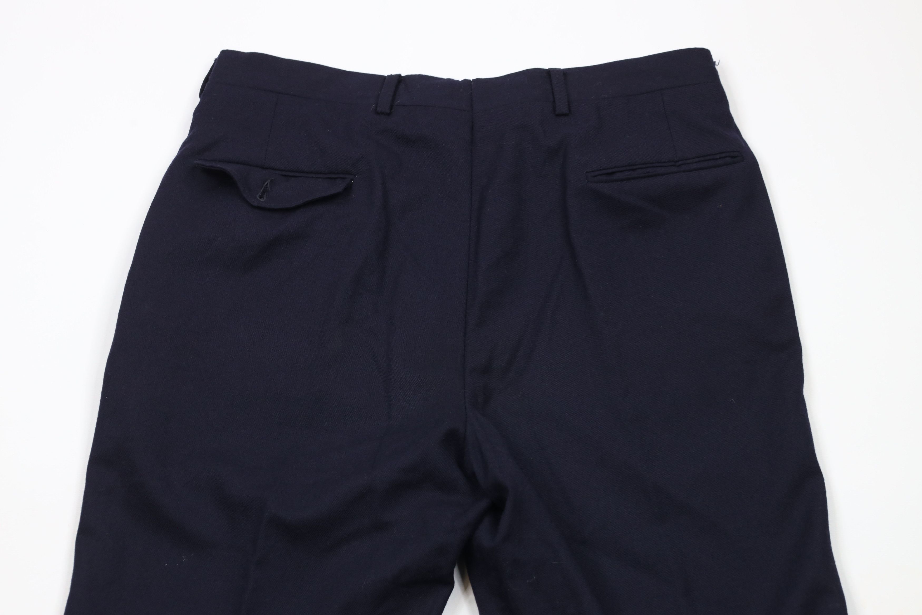 Vintage Vintage 70s Streetwear Wool Flared Wide Leg Chino Pants USA Size US 34 / EU 50 - 11 Thumbnail