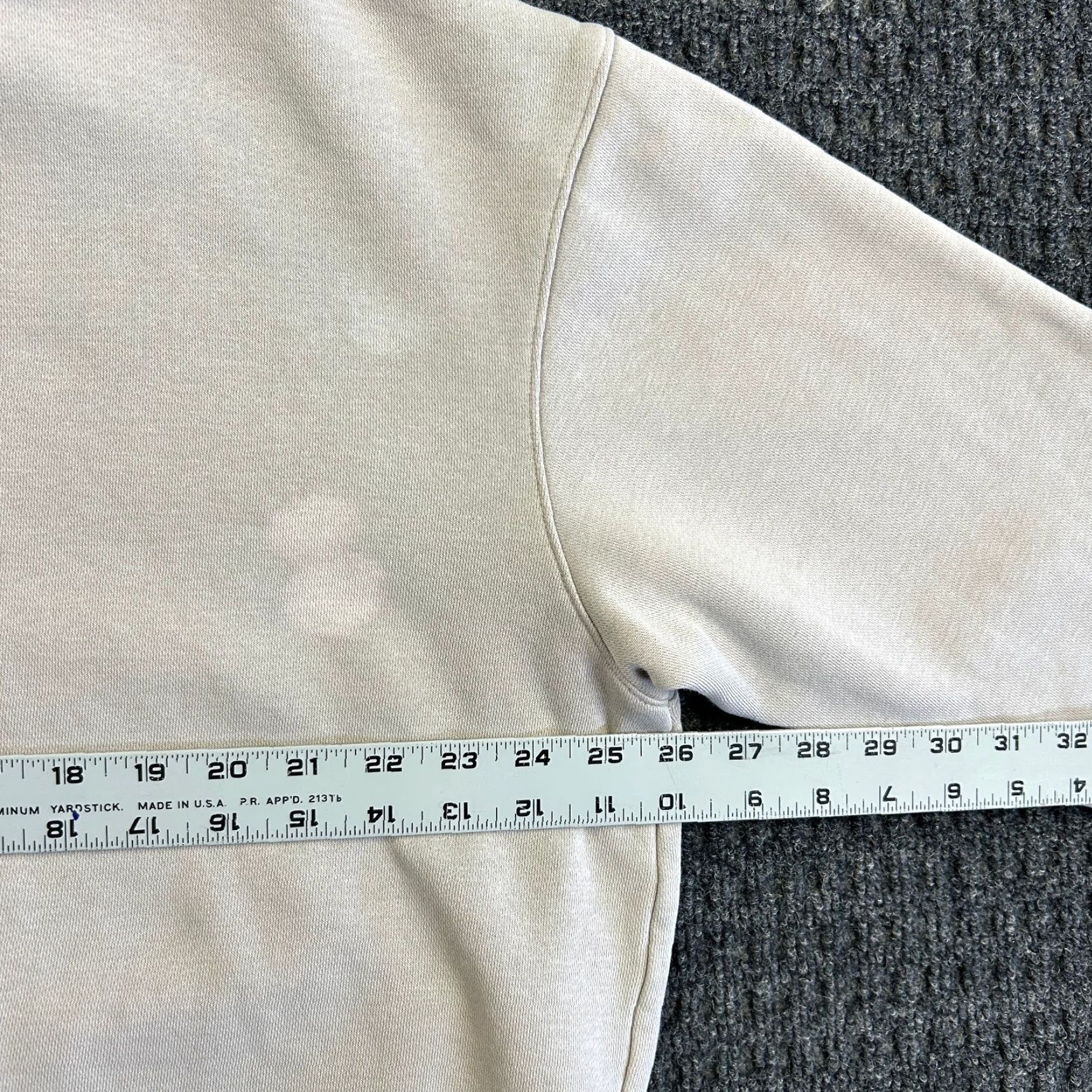 Nike VINTAGE Nike Hoodie Center Swoosh Boxy Fit Drop Shoulder Gray M Womens Sweater Size M / US 6-8 / IT 42-44 - 6 Thumbnail