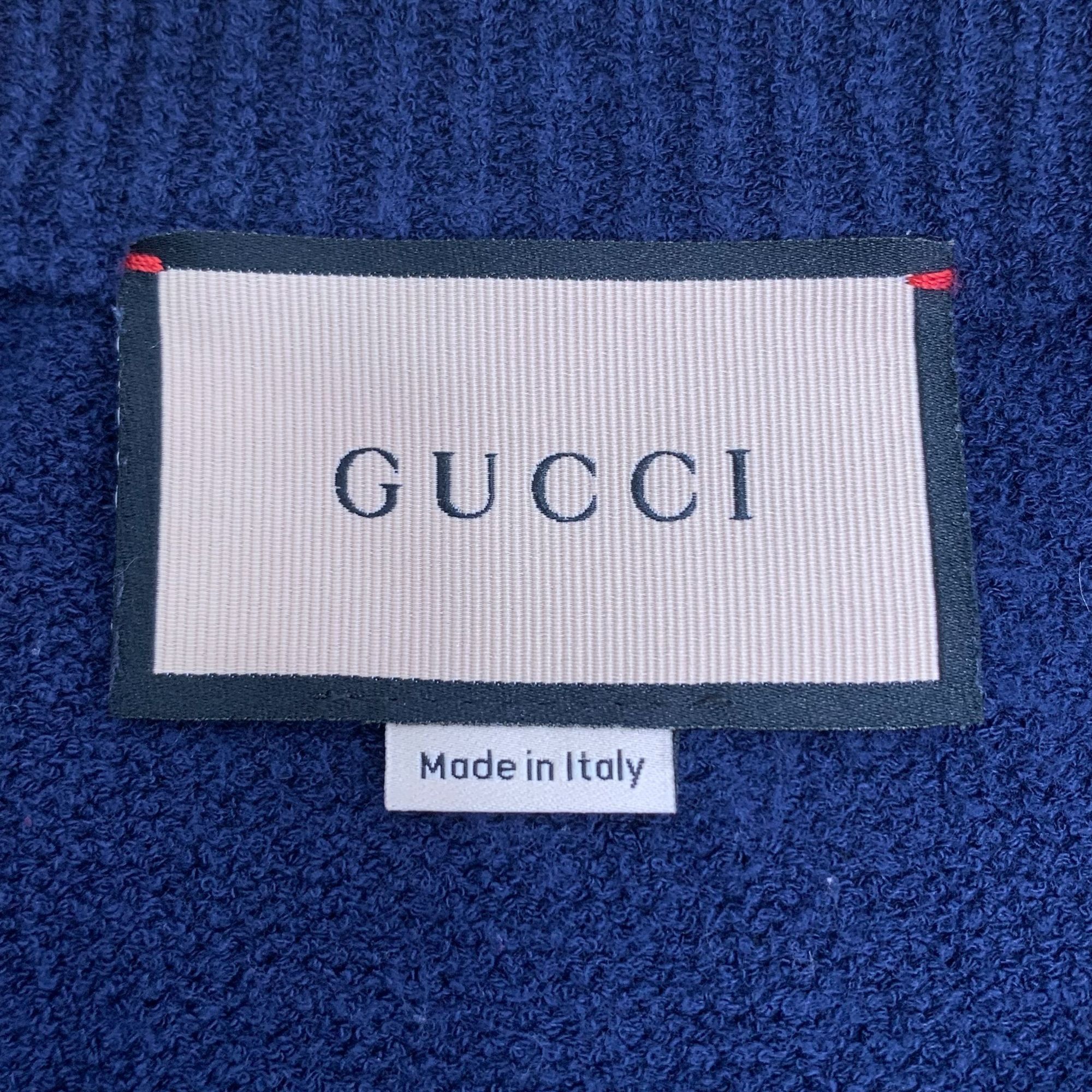 Gucci Gucci Multicolored Striped Logo Embroidered Cotton Knit Shor Size 26" / US 2 / IT 38 - 2 Thumbnail