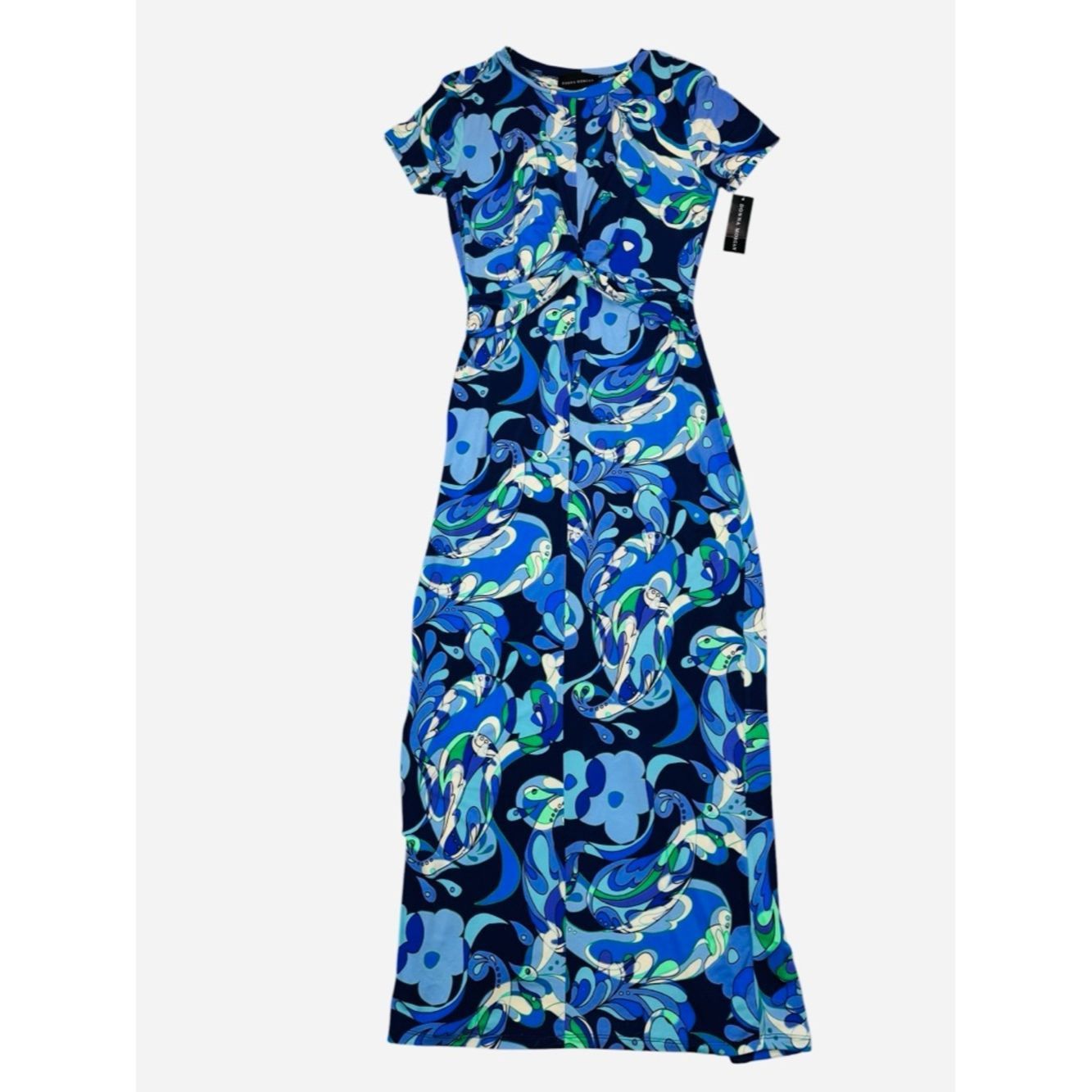 Donna Morgan NWT New Donna Morgan Twist Detail Maxi Floral Dress Size 2 Size XS / US 0-2 / IT 36-38 - 2 Thumbnail