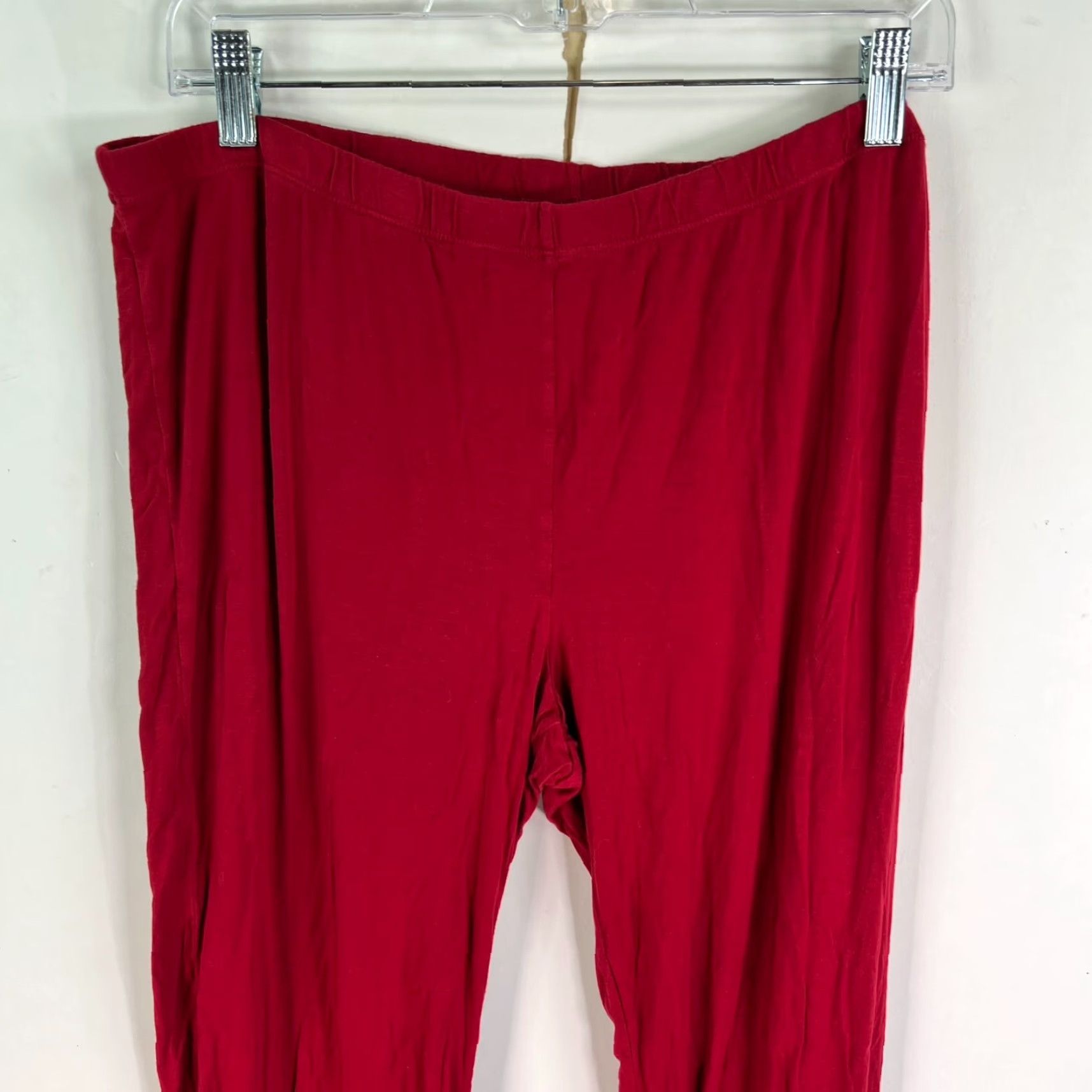 Vintage Adore Me Athletic Pants Women's Size Xl Maroon Stretch Yoga Legging NWT Size 40" / US 18 - 2 Thumbnail