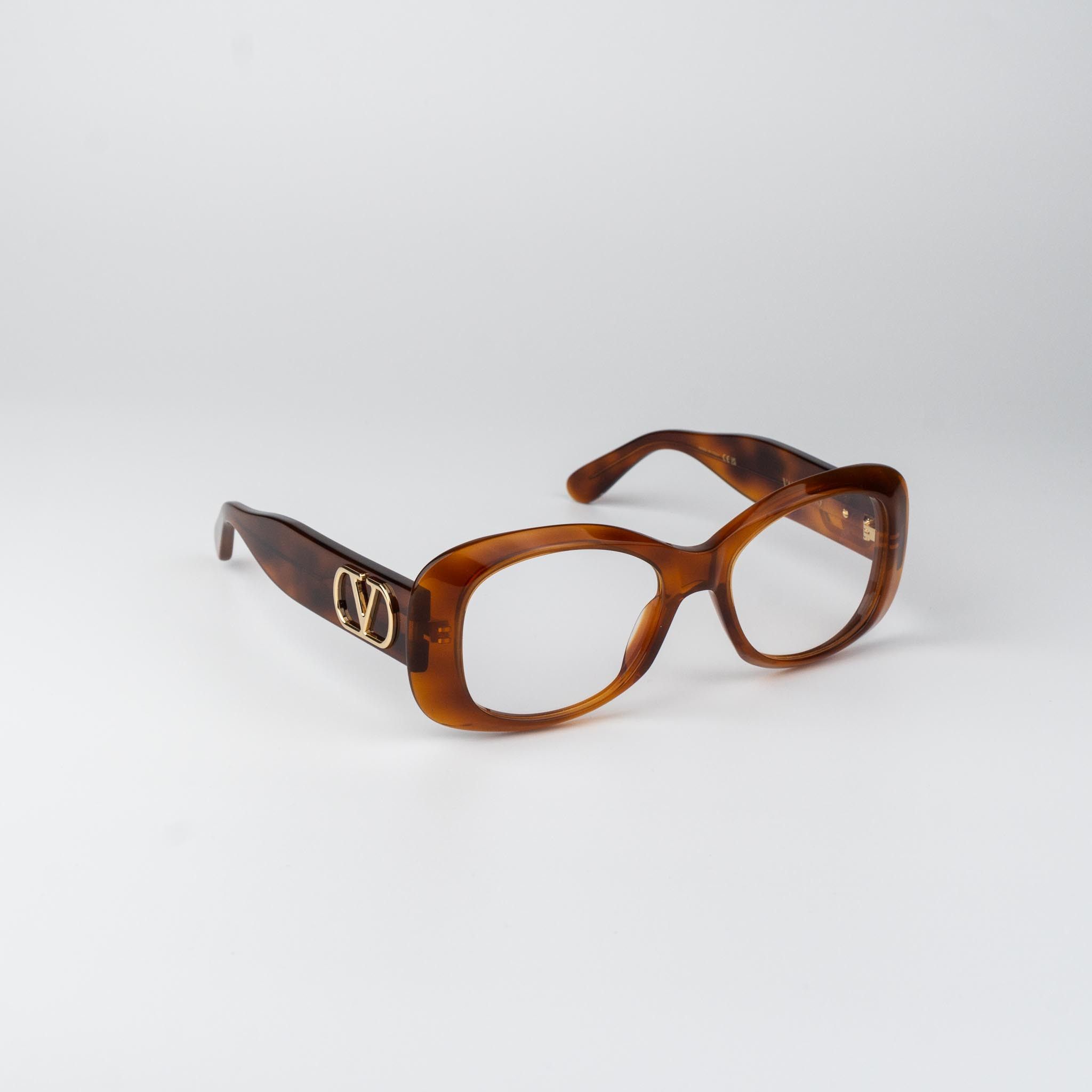 Valentino Valentino Women Eyeglasses Havana Rectangle VLX-181 C Size ONE SIZE - 2 Thumbnail