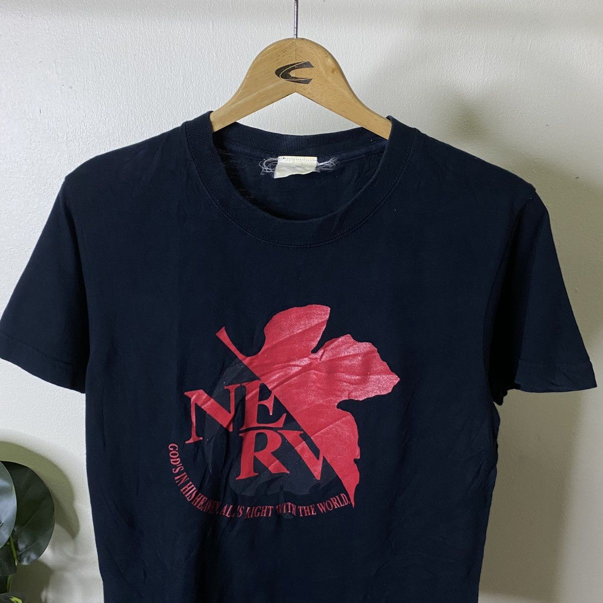 Anime Vintage 2000s Nerv Neon Genesis Evangelion Anime T Shirt Size US S / EU 44-46 / 1 - 2 Thumbnail