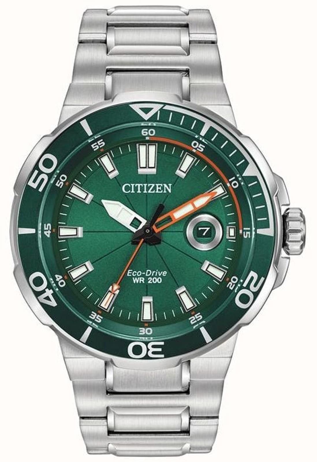 Citizen Citizen Eco-Drive Endeavor Green Dial Stainless Steel AW1428 Size ONE SIZE - 1 Thumbnail