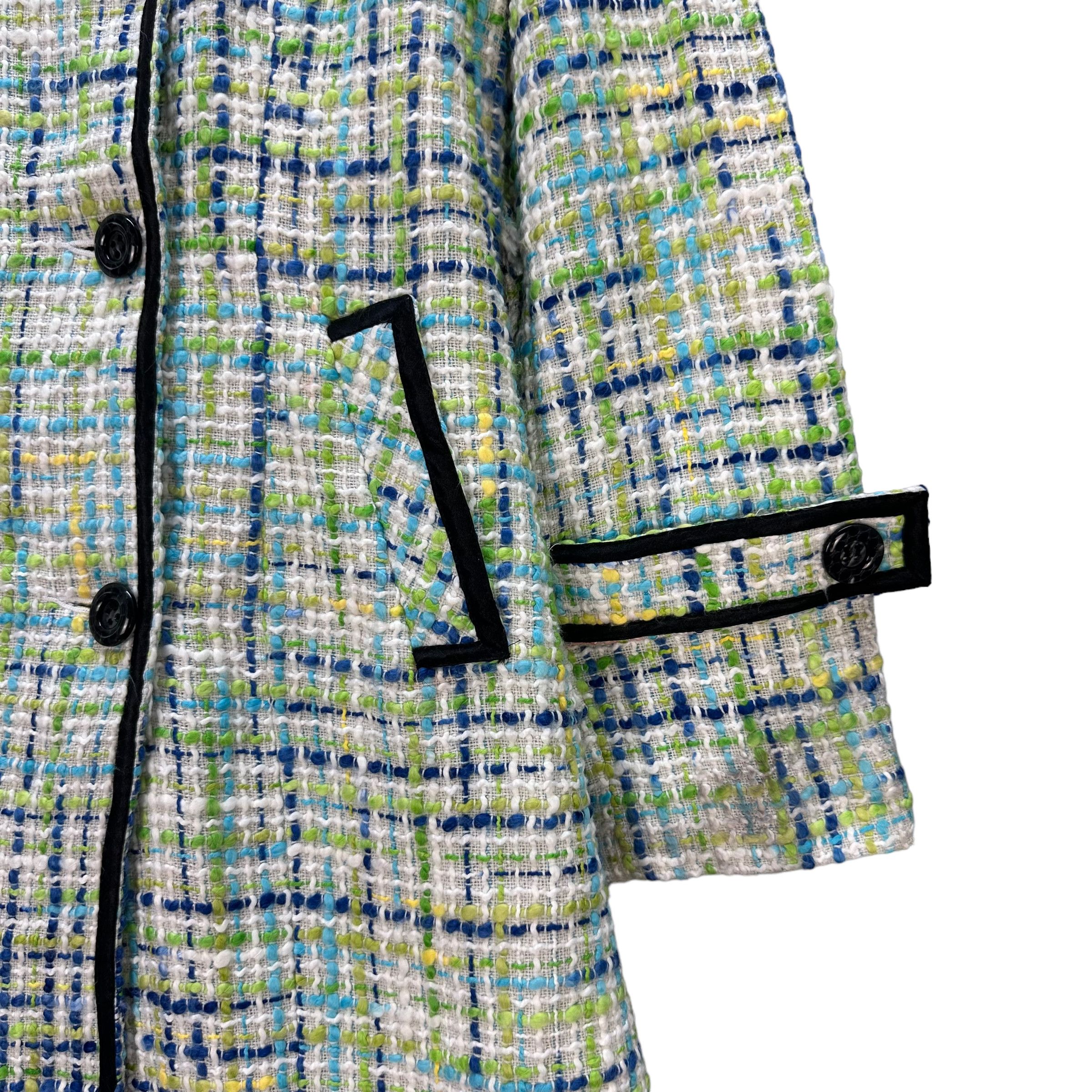 Max Mara MAX MARA DOUBLE BREASTED TWEED COAT #8580-015 Size XS / US 0-2 / IT 36-38 - 5 Thumbnail