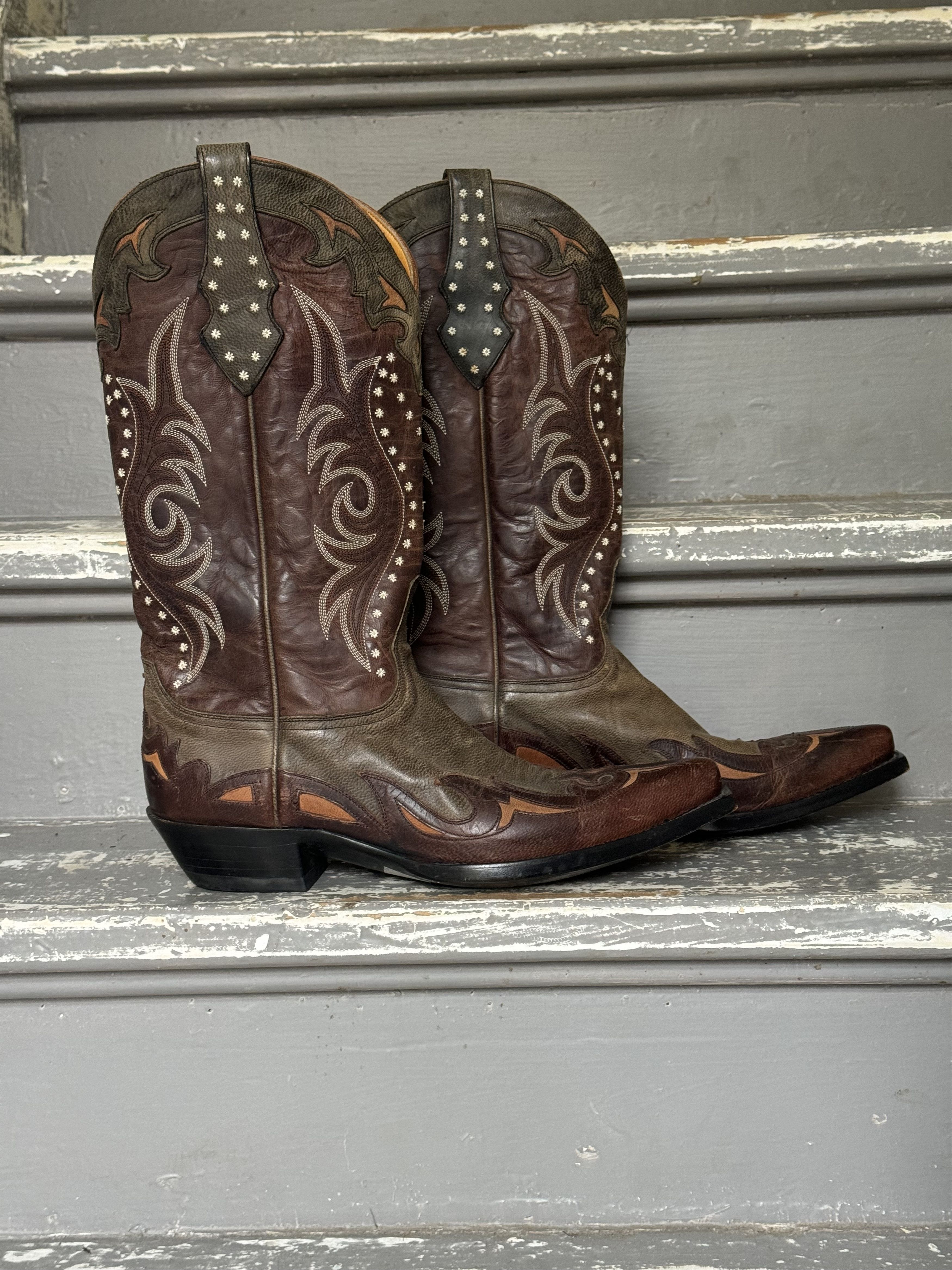 Old Gringo Old Gringo Leather Real Cowboy Boots Size US 12 / IT 42 - 2 Thumbnail