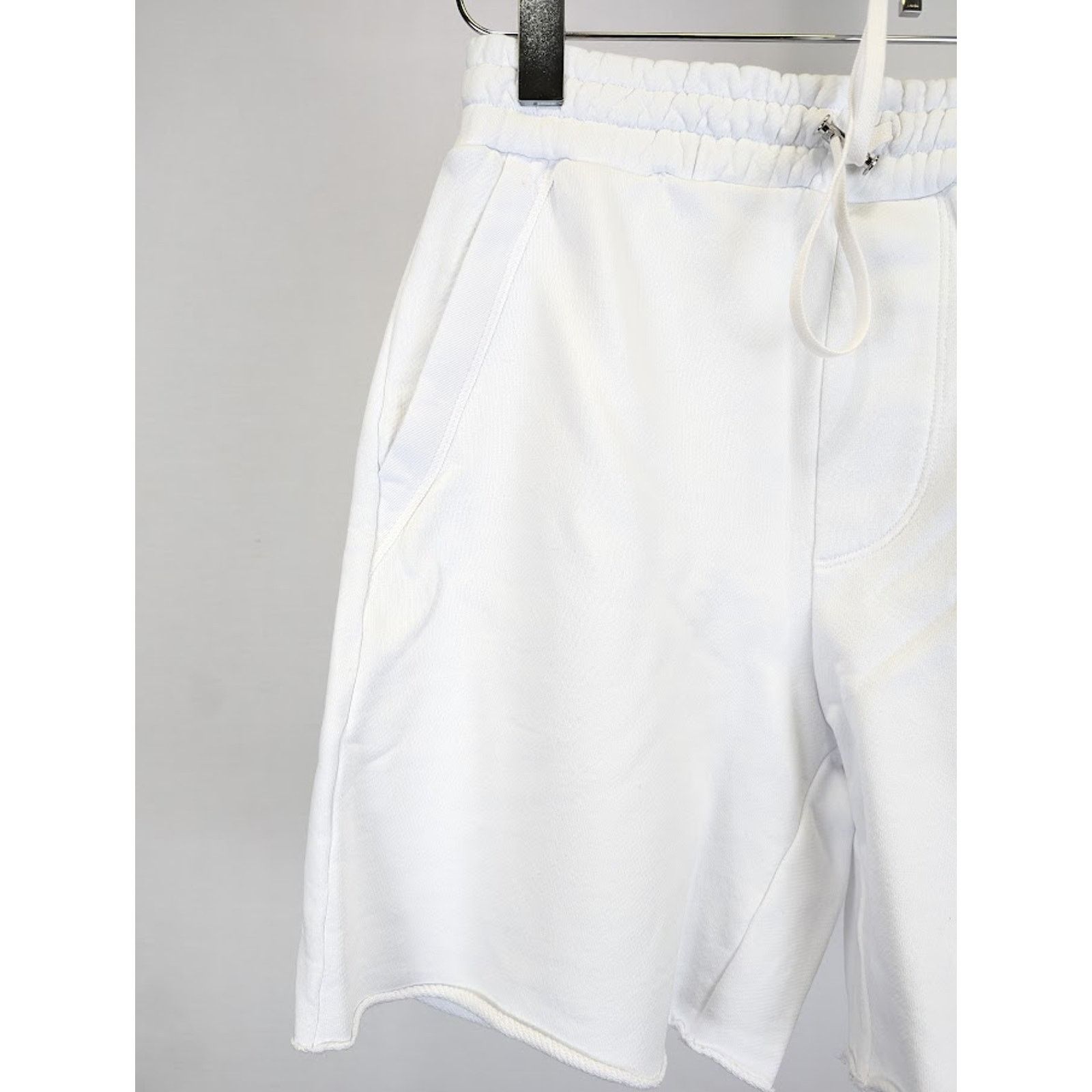 Amiri o1rshd1 MA Logo Sweatshorts in White Size US 30 / EU 46 - 6 Thumbnail
