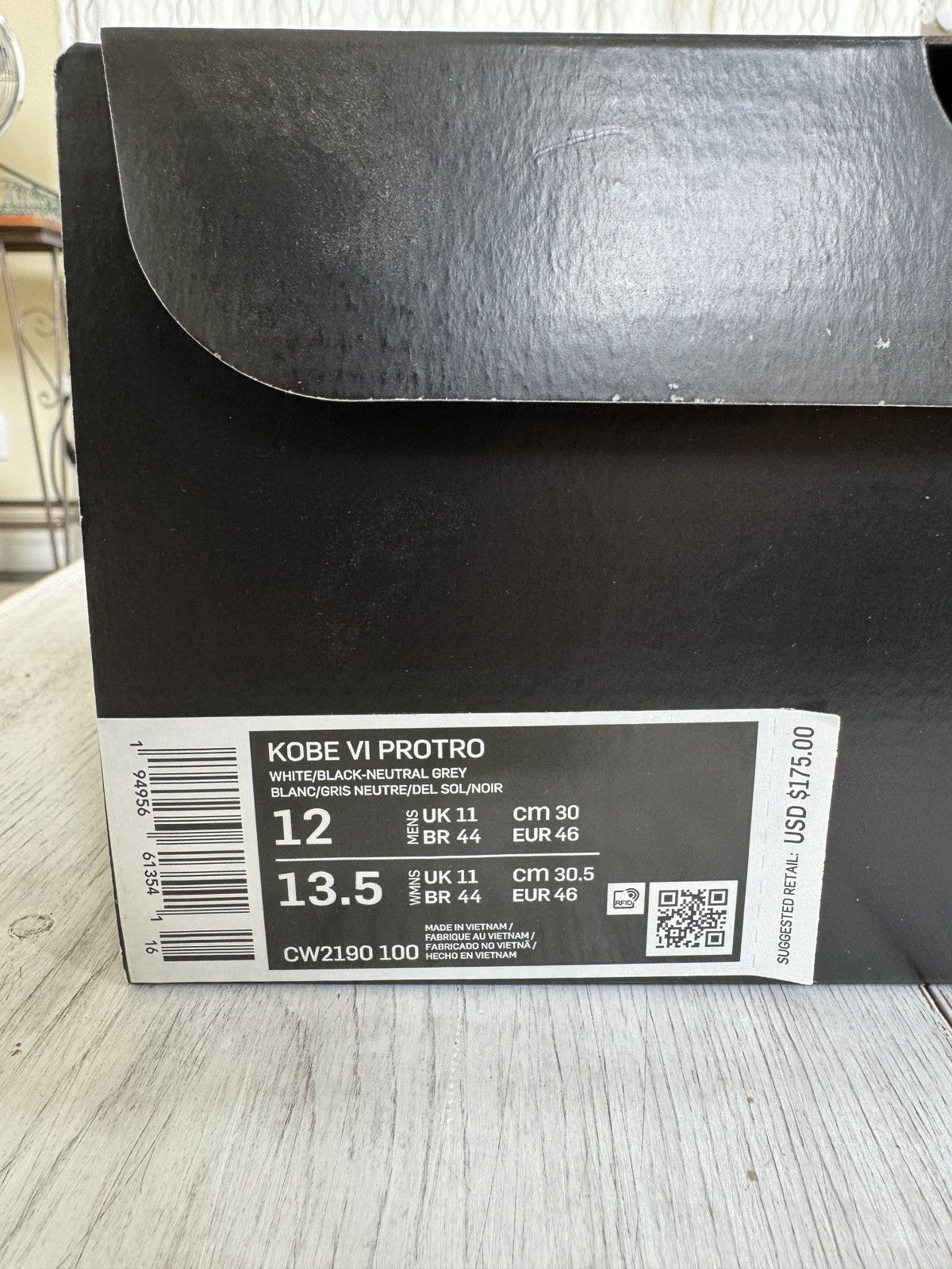 Nike Kobe 6 Protro White Del Sol Size US 12 / EU 45 - 7 Thumbnail