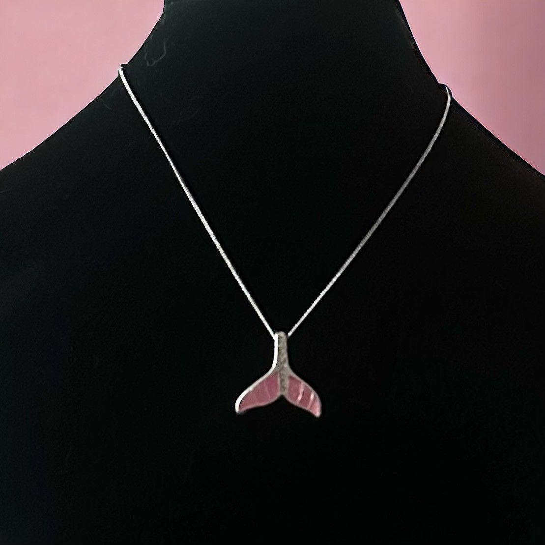 Vintage Vintage whales tail pendant necklace Size ONE SIZE - 1 Thumbnail