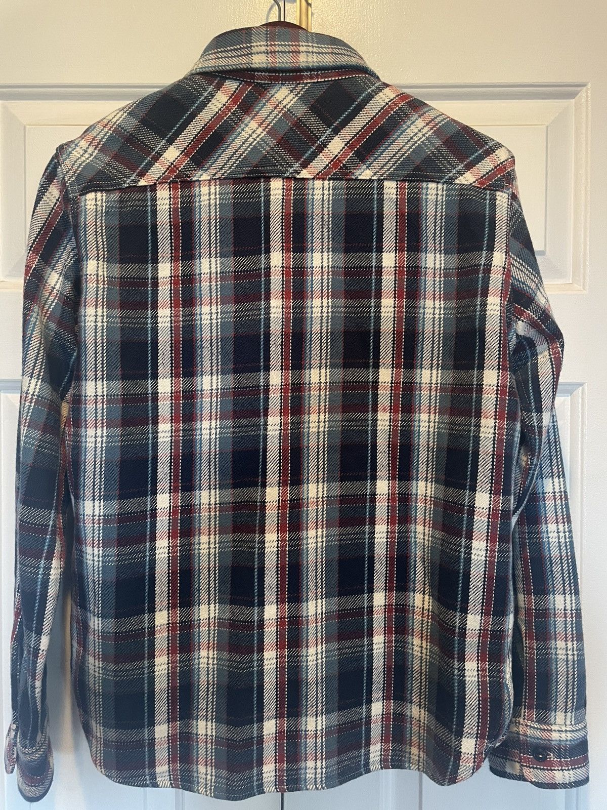 UES Japan UES Heavy Flannel Shirt - Navy Size US S / EU 44-46 / 1 - 2 Thumbnail