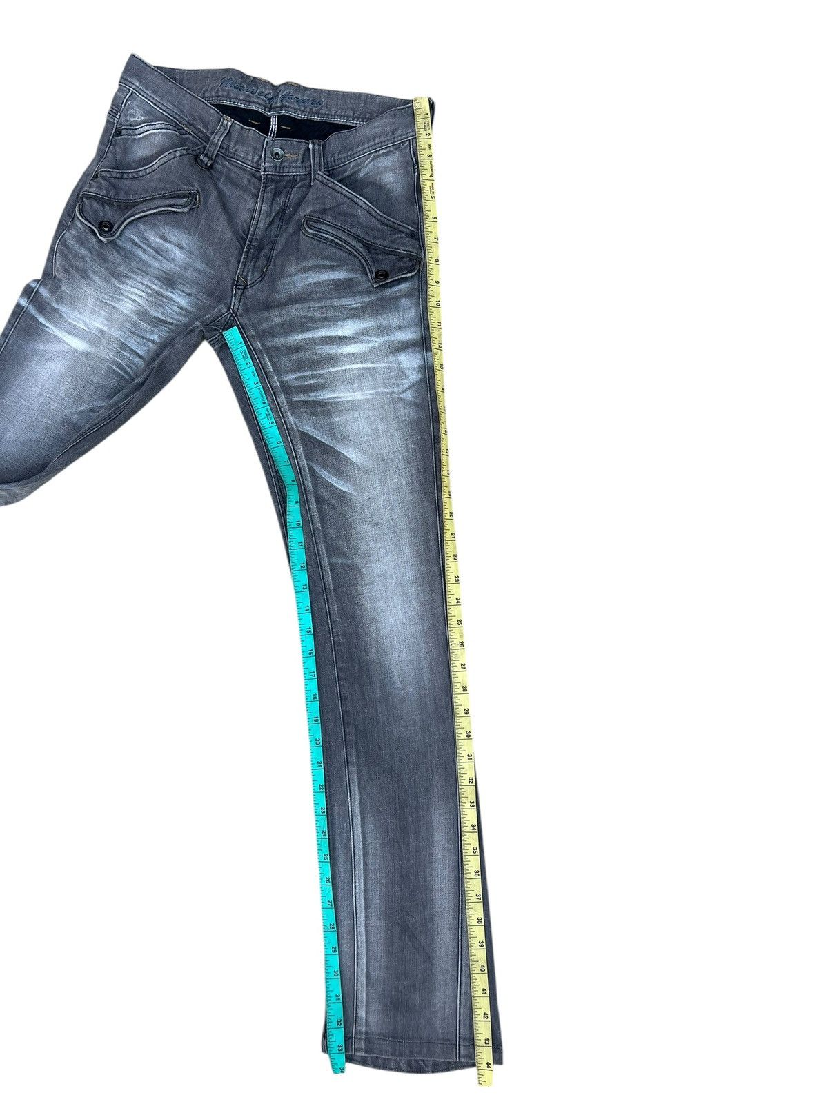 Japanese Brand Nicole Club For Men Japan Stretch Denim Flare Jeans Bootcut Size US 29 - 4 Thumbnail