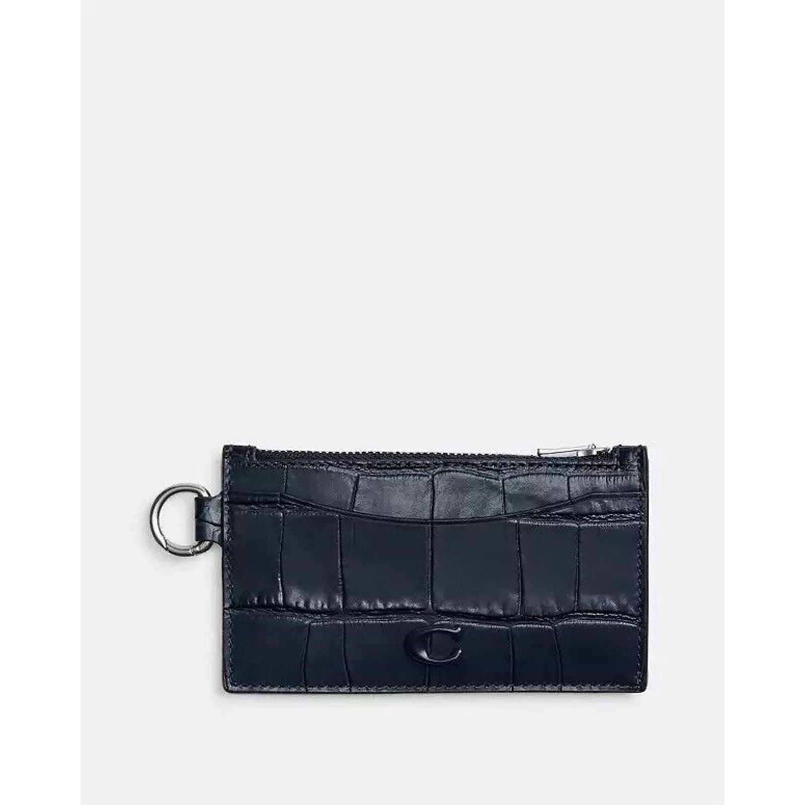Coach NWT Coach Card Case Crocodile-Embossed Leather CW433 Size ONE SIZE - 4 Thumbnail