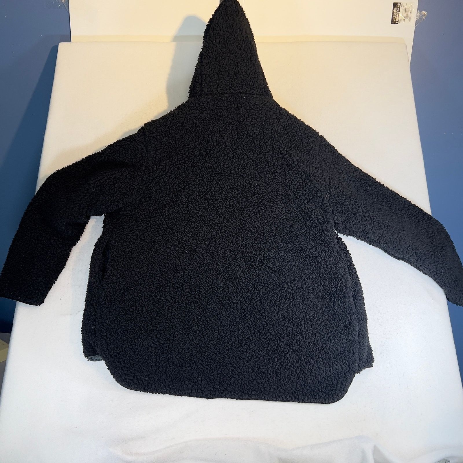 Urban Outfitters BDG Urban Outfitters Fleece Hoodie Uni XS/S Black Grey Fluff Size S / US 4 / IT 40 - 4 Thumbnail