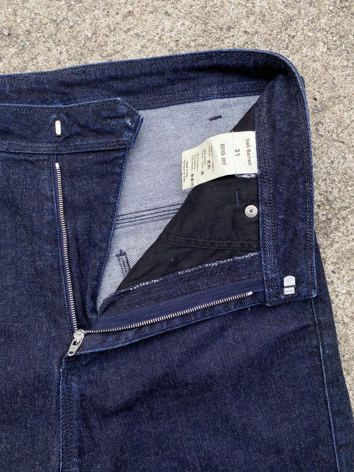 Neil Barrett 2000s - Neil Barrett Cropped Skinny Fit Denim Size US 31 - 9 Thumbnail