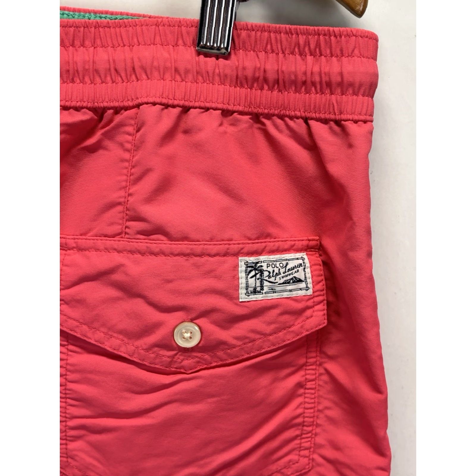 Polo Ralph Lauren Polo Ralph Lauren Men's 2XLT Salmon Pink Lined Swim Trunks Preppy Beach Pony Size US XXL / EU 58 / 5 - 4 Thumbnail