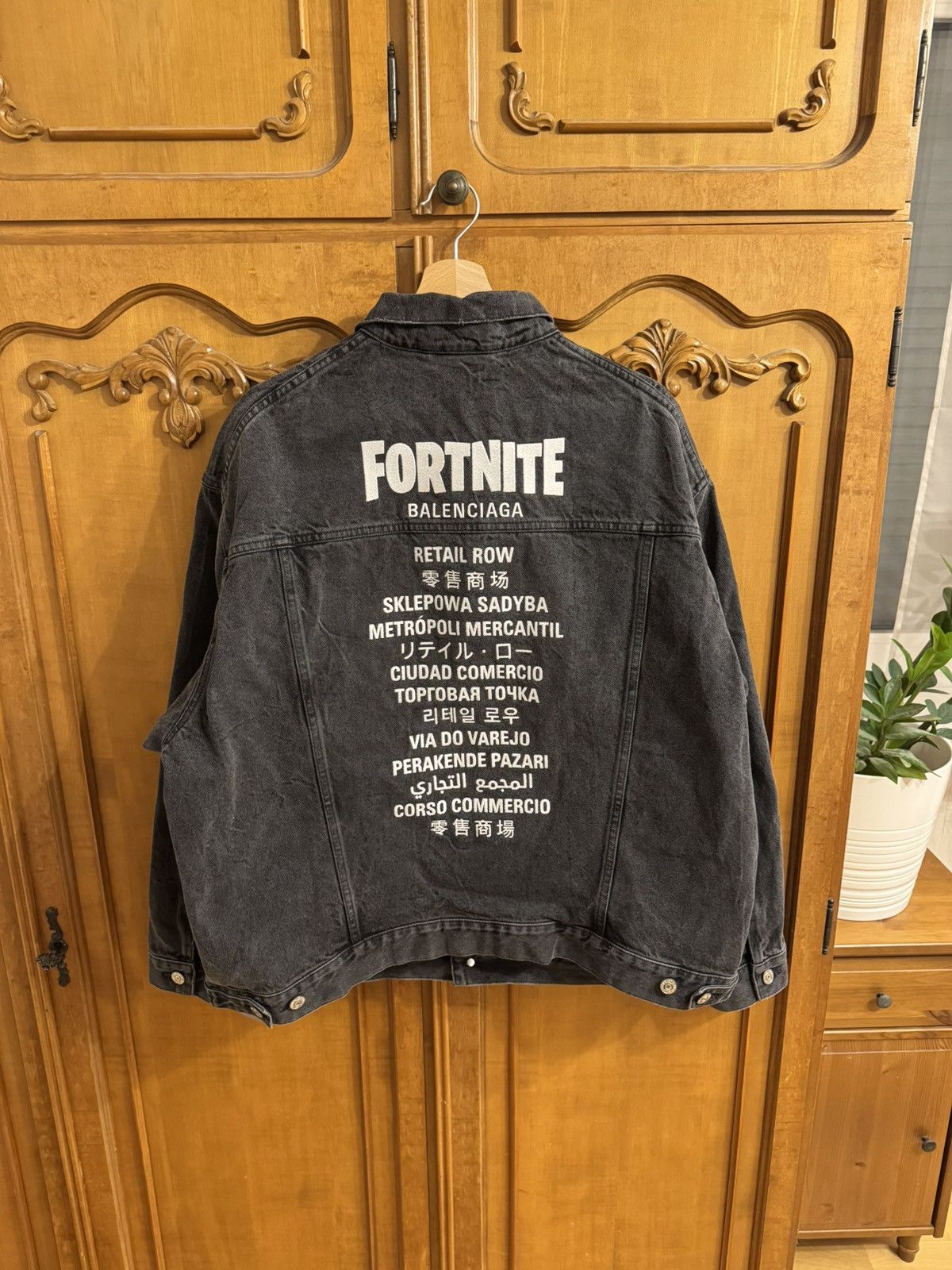 【VIPセール!】Balenciaga FORTNITE ロゴ デニムジャケット Fortnite x Balenciaga Denim Jacket | Balenciaga - SLN Official
