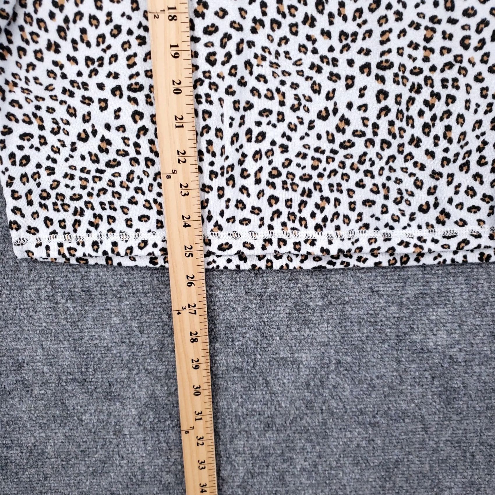Donna Karan Donna Karan Sleepshirt Womens M Medium White Leopard Sleepwear Lounge Pullover Size M / US 6-8 / IT 42-44 - 5 Thumbnail