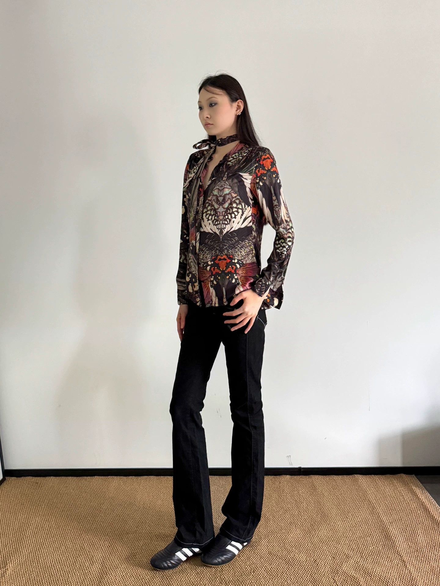 Other British Brand Vintage Printed Shirt UK8 Size S / US 4 / IT 40 - 4 Thumbnail