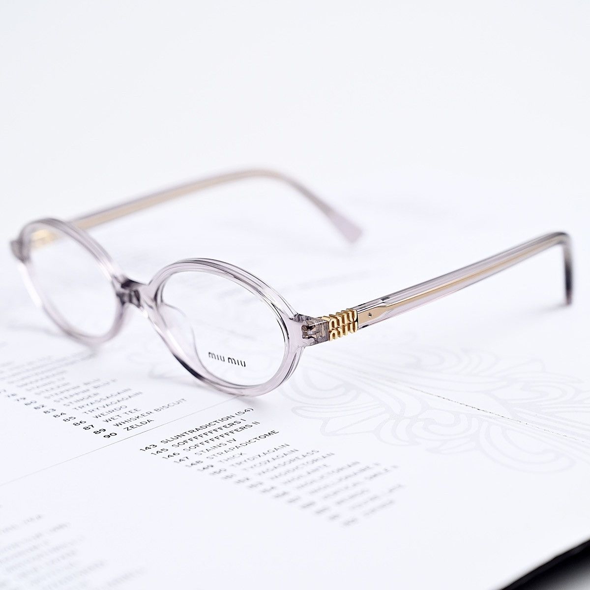 Miu Miu MIU MIU 0MU 01XV GLASSES Size ONE SIZE - 2 Thumbnail