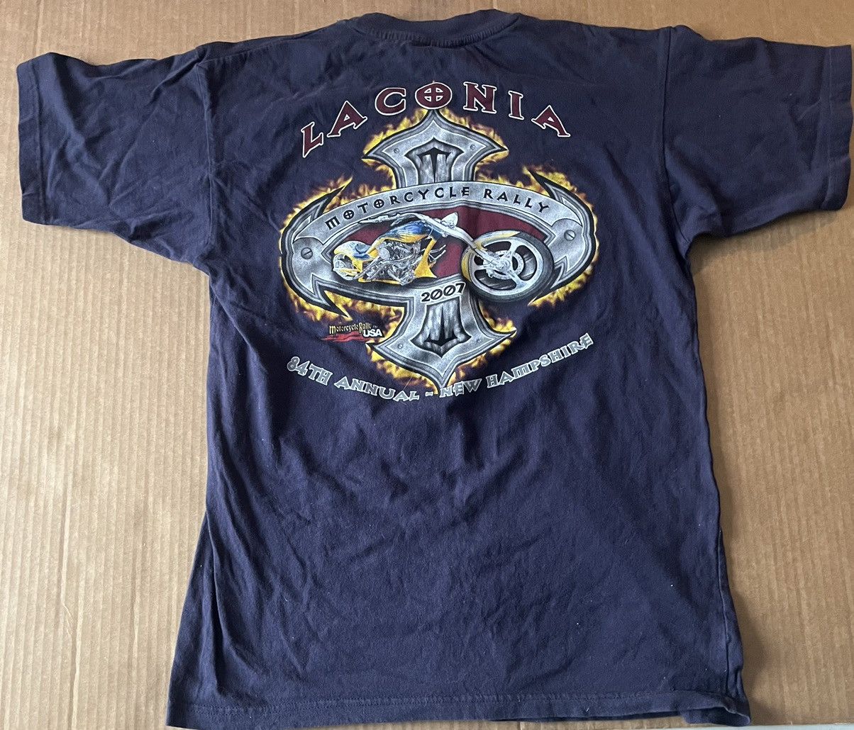 Vintage 2007 Laconia Bike Week Shirt Size US L / EU 52-54 / 3 - 3 Thumbnail