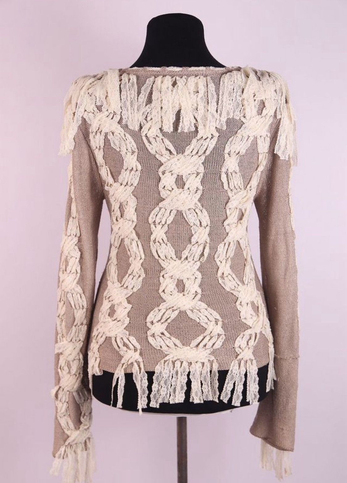 Dior Christian Dior Galliano Pattern Western Detail Sweater Size S / US 4 / IT 40 - 2 Thumbnail
