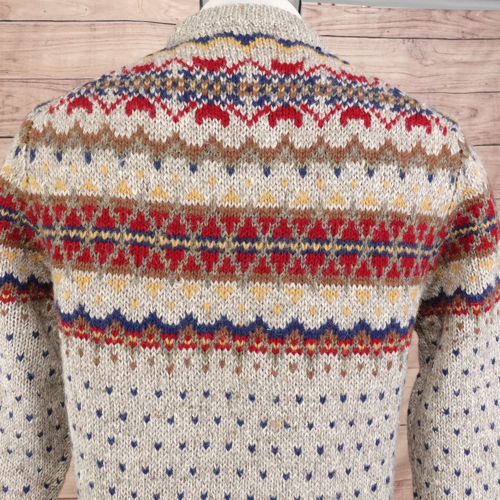 French Connection VINTAGE FRENCH CONNECTION NO 2 ARGYLE POLKA DOT PULLOVER SWEATER MENS L Size US L / EU 52-54 / 3 - 4 Thumbnail