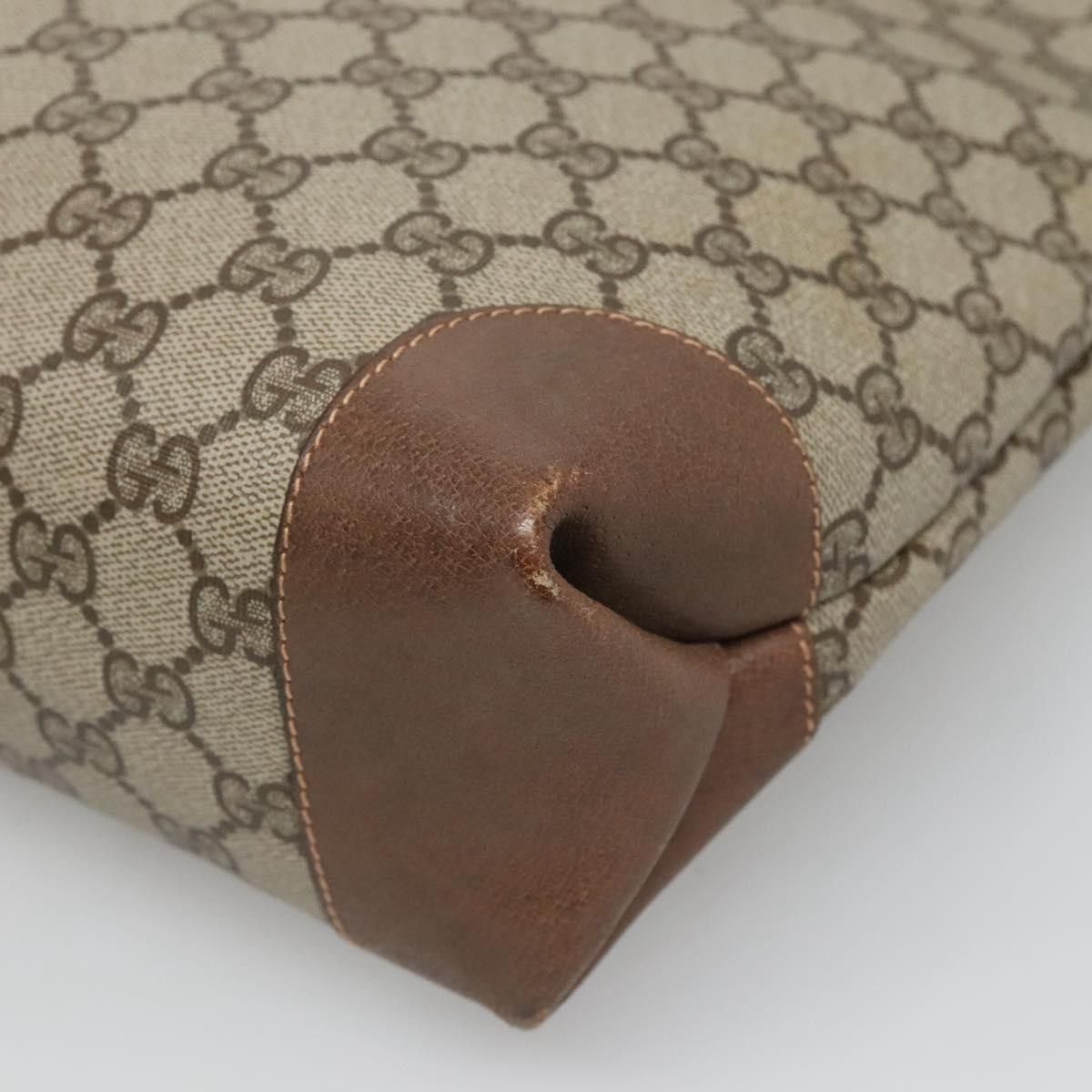 Gucci GUCCI GG Supreme Web Sherry Line Tote Bag Pvc Beige 002 904 Size ONE SIZE - 12 Thumbnail