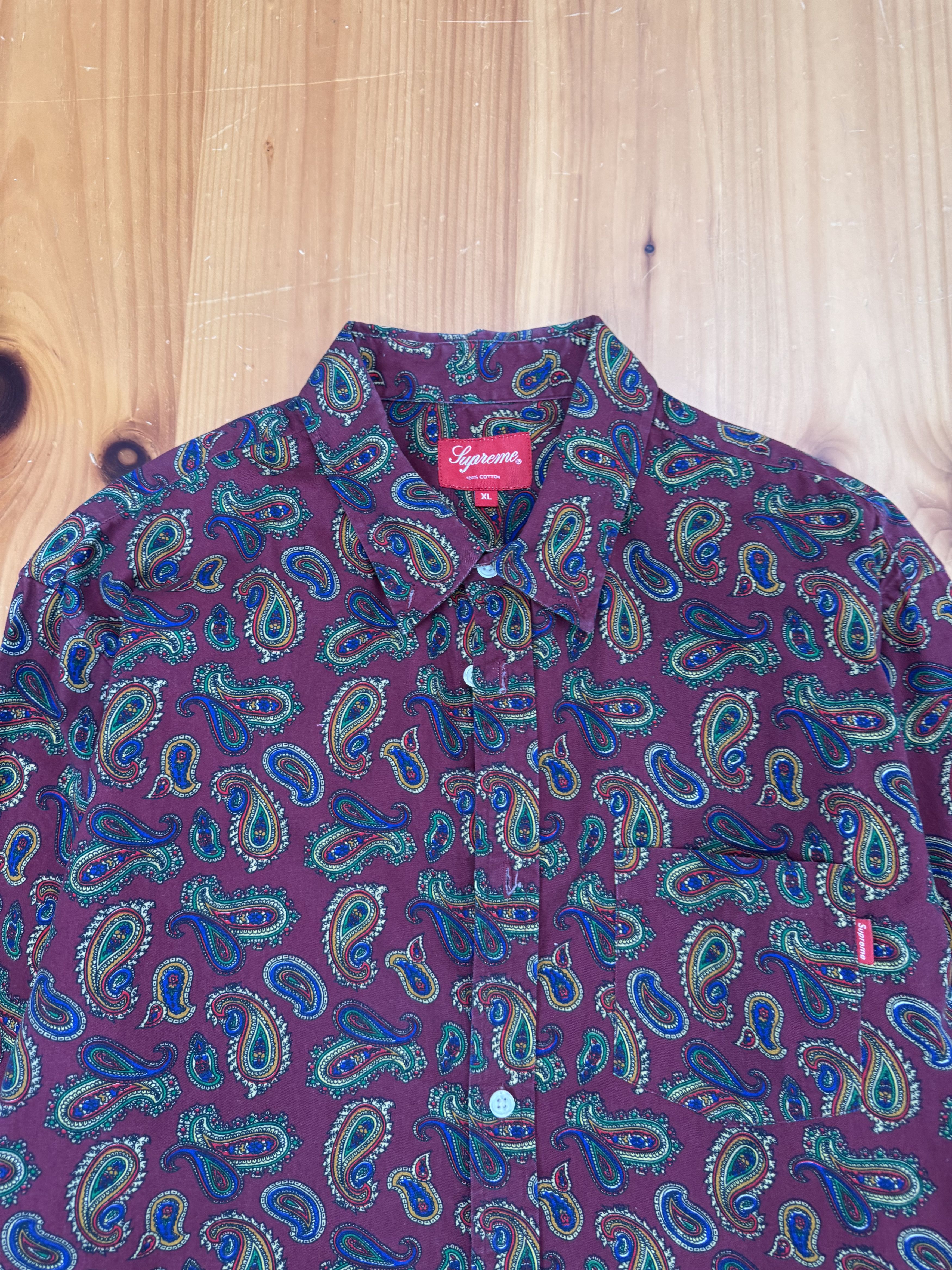 Supreme Supreme Paisley Shirt Size US XL / EU 56 / 4 - 3 Thumbnail