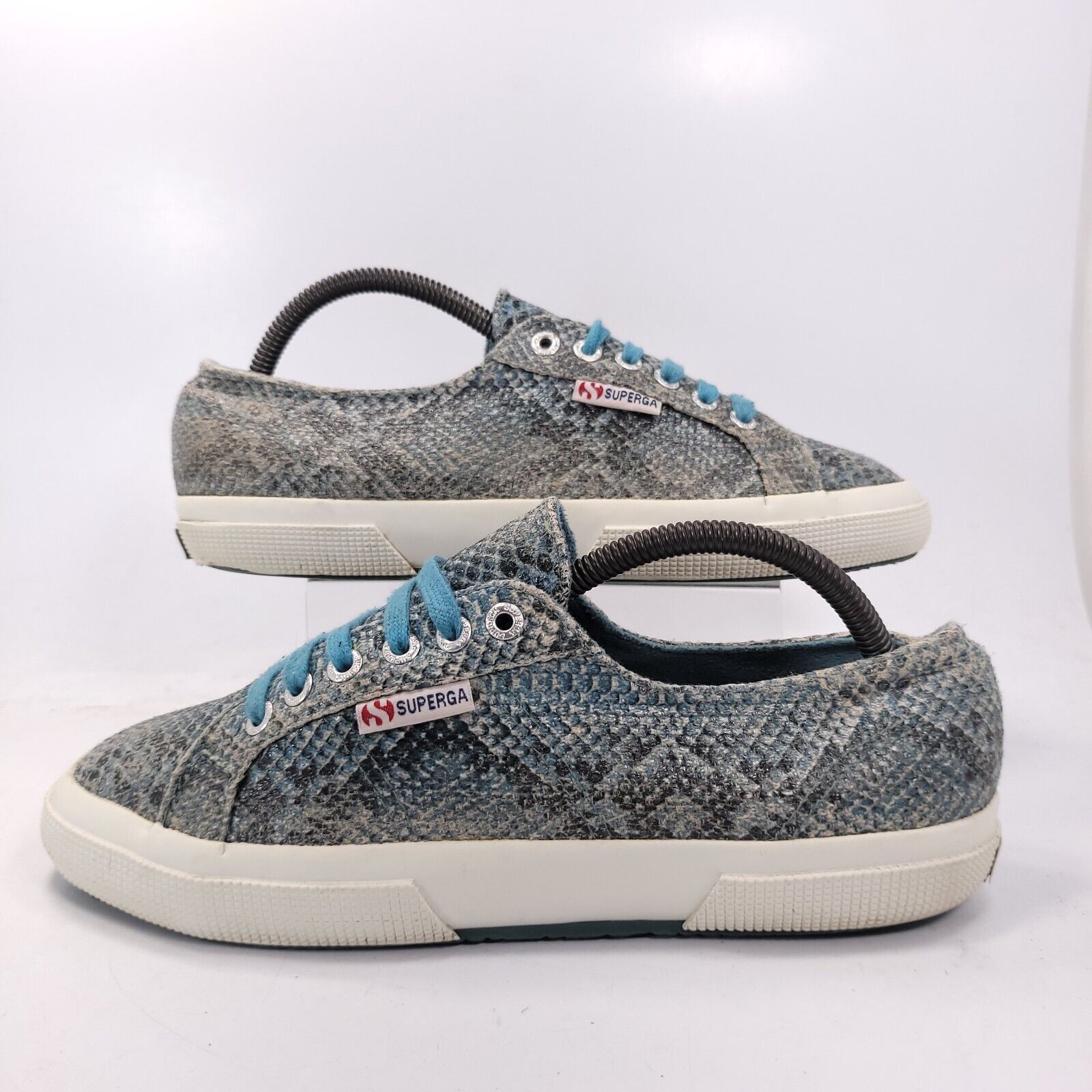 Superga Superga Sneaker Shoes Womens Size 10.5 41 Gray Snake Skin Size US 10.5 / IT 40.5 - 5 Thumbnail
