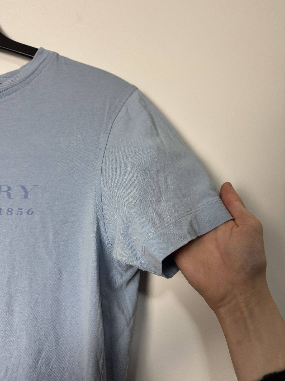 Burberry Burberry Logo Tee Blue Vintage Luxury Designer Size US M / EU 48-50 / 2 - 6 Thumbnail