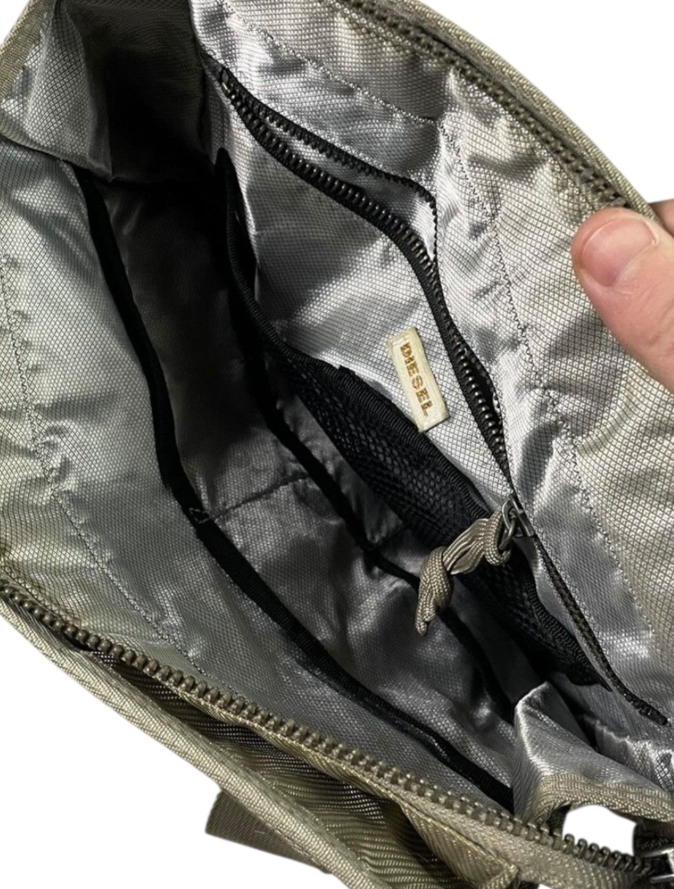 vintage 00s diesel y2k nylon bag archive