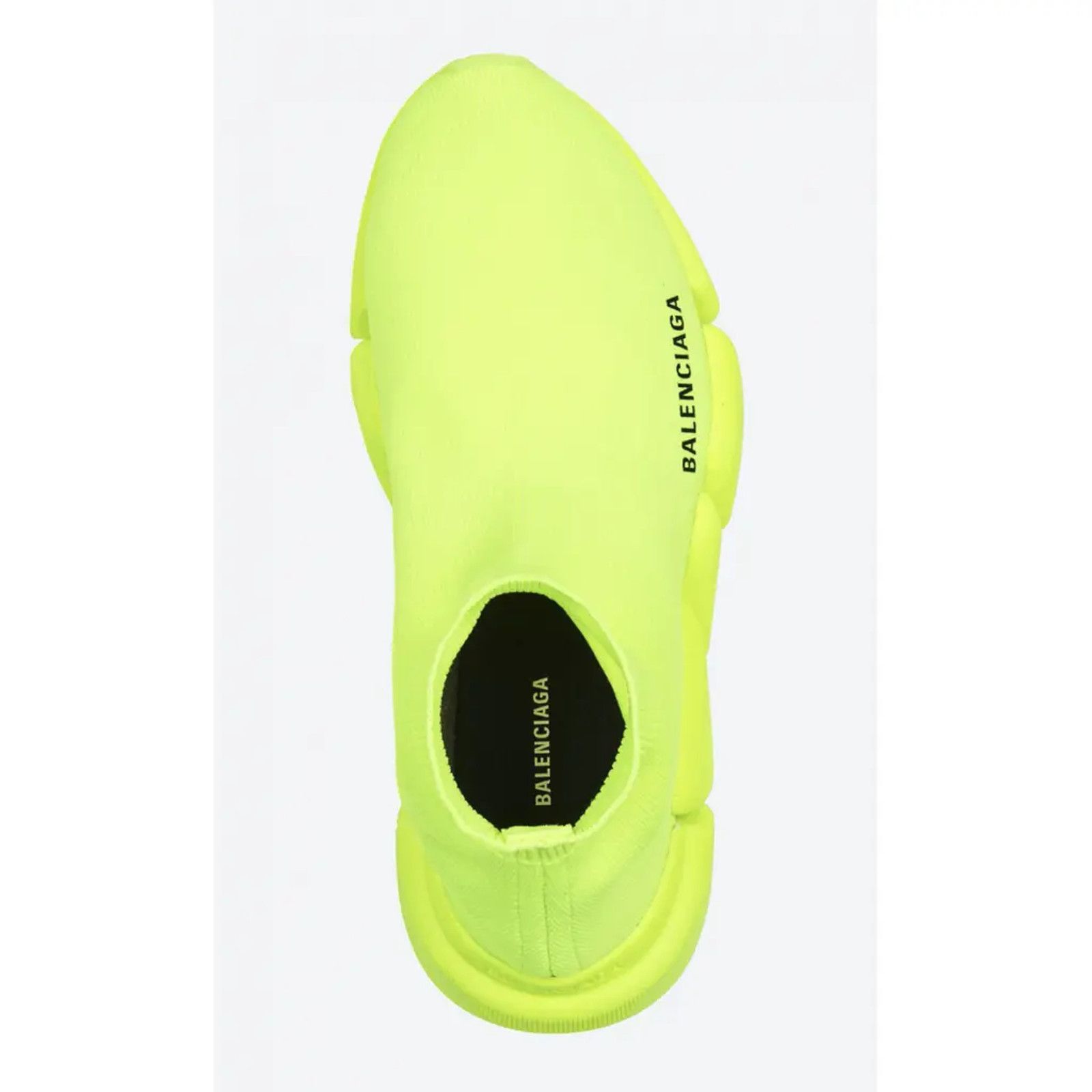Balenciaga Balenciaga Speed 2.0 Sock Fluo Yellow Neon High Top Knit Size US 7 / IT 37 - 6 Thumbnail