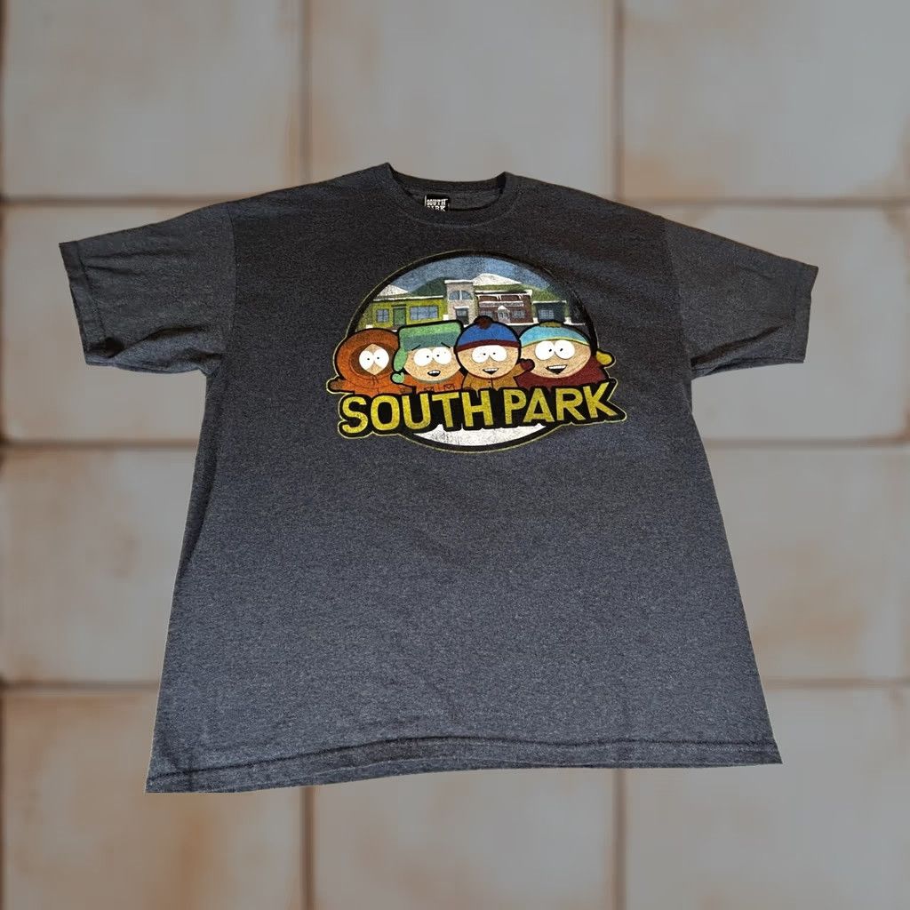 Vintage VINTAGE South Park Shirt Mens XL Cartoon TV Show Stan Kyle Kenny Cartman Y2K Size US XL / EU 56 / 4 - 1 Thumbnail