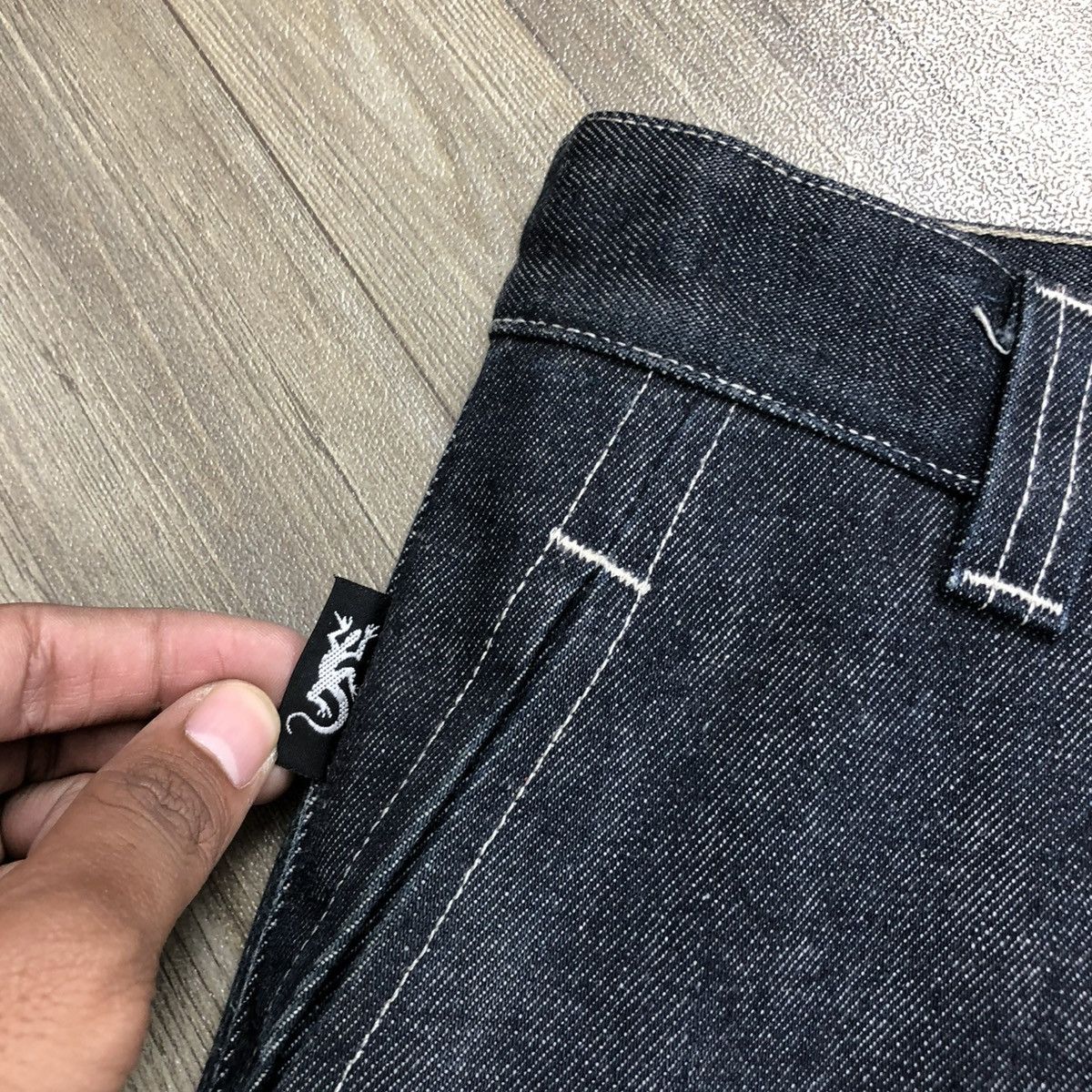 Designer × Vintage × agnes b. 🇫🇷 Vintage Agnes B. Homme Paris Military Cargo Denim Pants Size US 31 - 7 Thumbnail