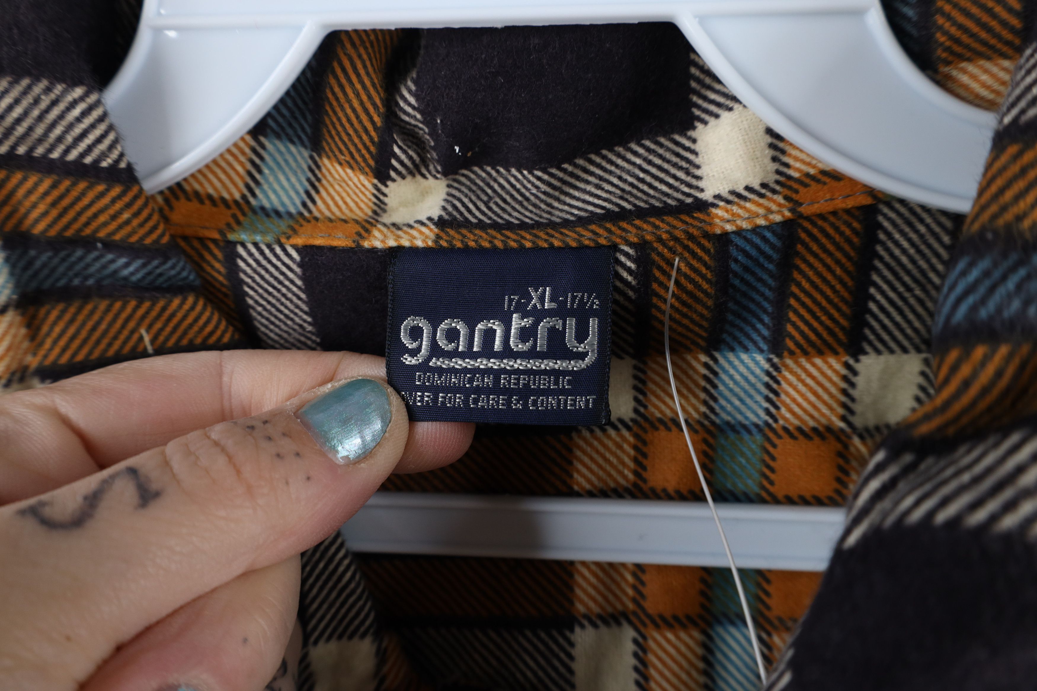 Vintage Deadstock Vintage 70s Streetwear Flannel Button Shirt Plaid Size US XL / EU 56 / 4 - 7 Thumbnail