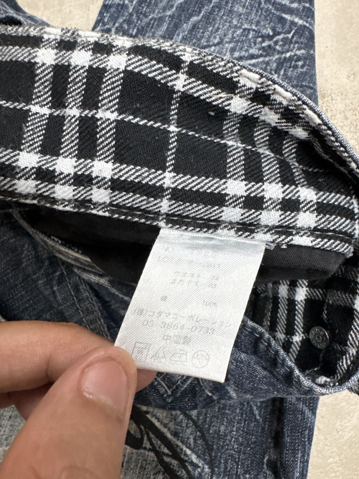 Hysteric Glamour Vintage Exit Lightning Wash Straight Y2K Poem Denim Jeans Size US 29 - 15 Thumbnail