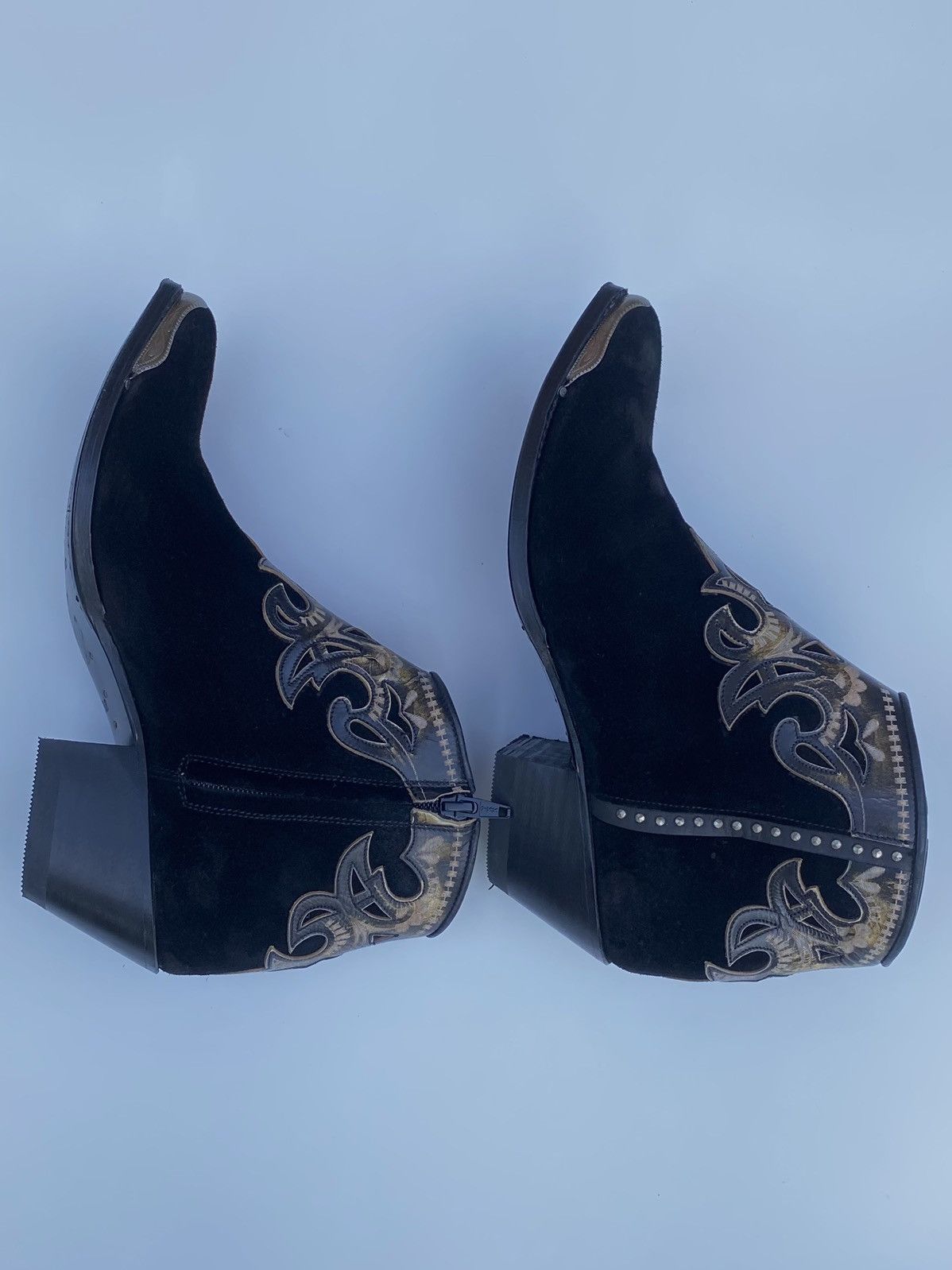 Sendra Sendra Dark Westerboot Leather Cowboy Boots Size US 8 / IT 38 - 13 Thumbnail