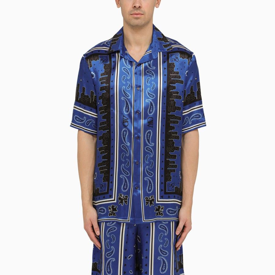 image of Off White O1D2Blof0424 Shirt In Multicolor, Men's (Size Small)