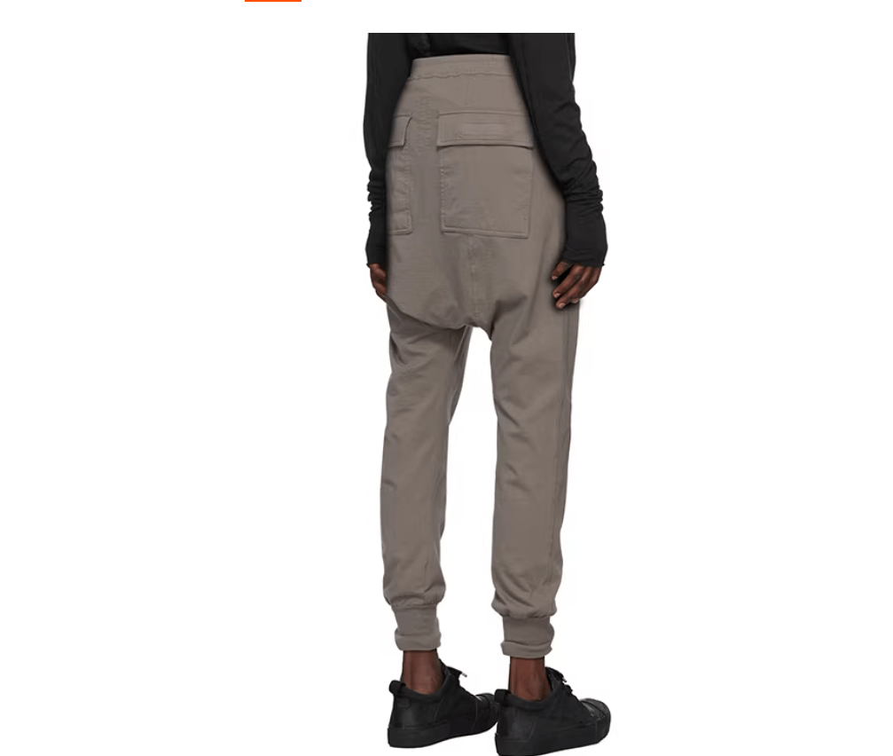 Rick Owens Drkshdw Rick Owens DRKSHDW Men's Black Drop Joggers Size US 32 / EU 48 - 3 Thumbnail