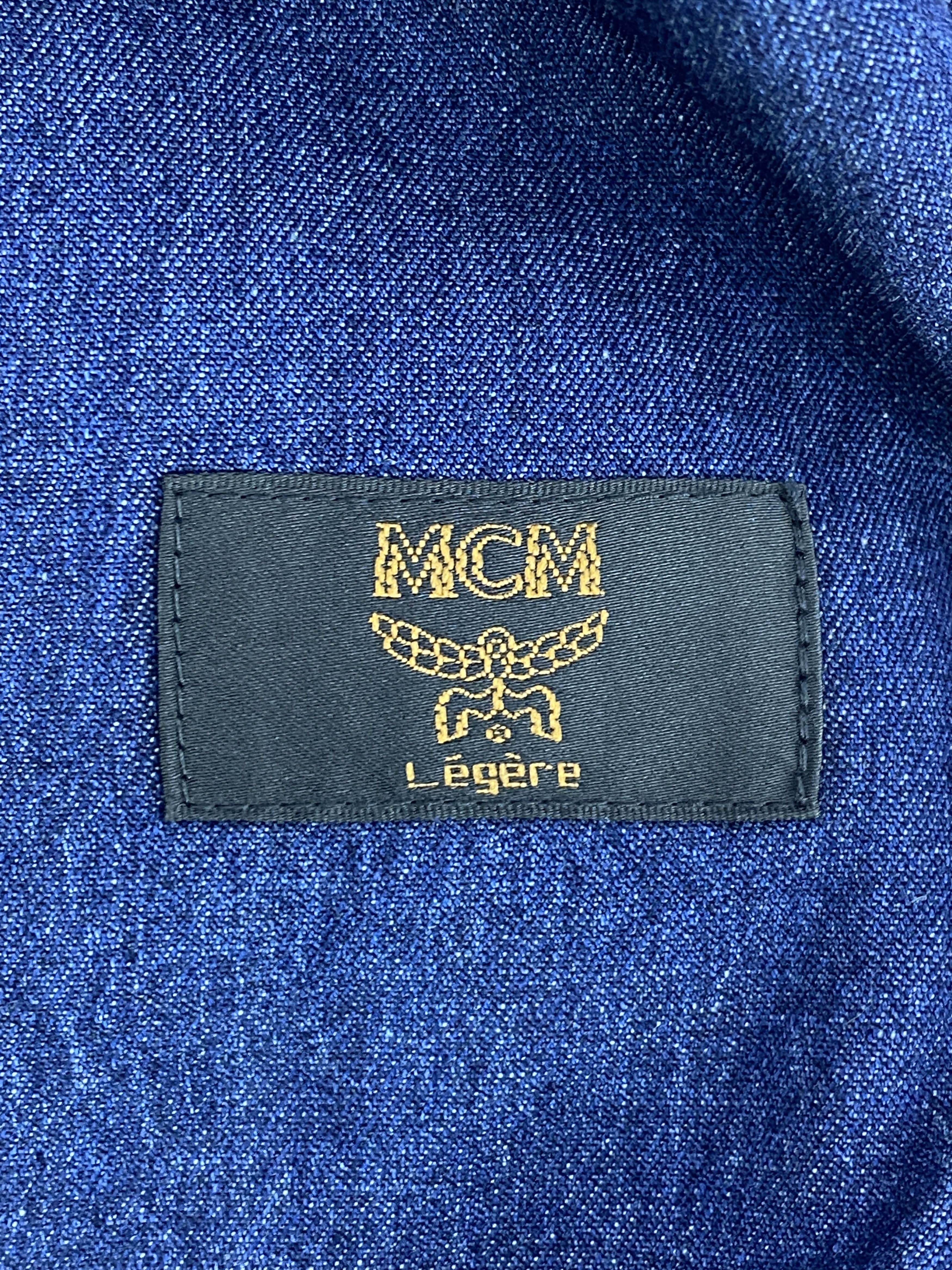 MCM × Vintage Vintage MCM Golf Wear Denim Vest Jacket Size US L / EU 52-54 / 3 - 6 Thumbnail