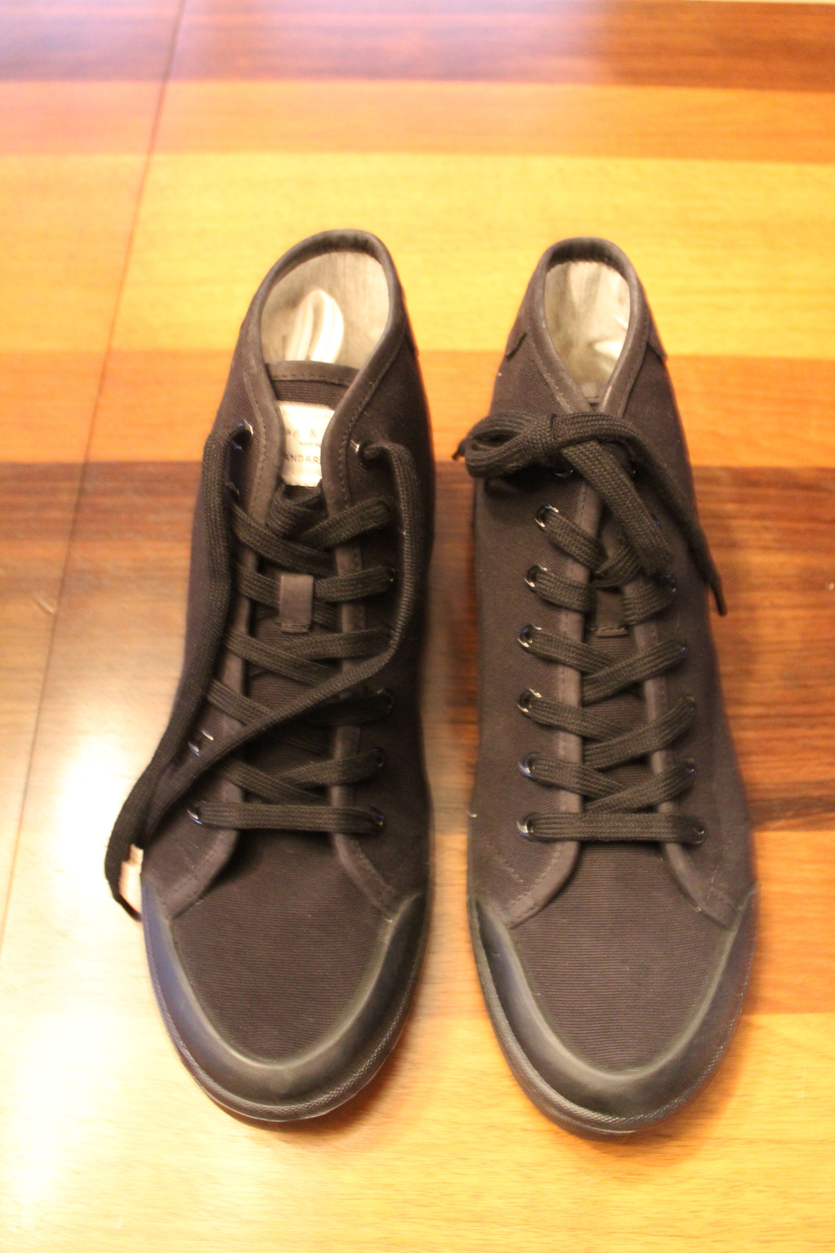 Rag & Bone Rag & Bone “Standard Issue” Trainer – High Top Canvas (2014) Size US 11 / EU 44 - 3 Thumbnail