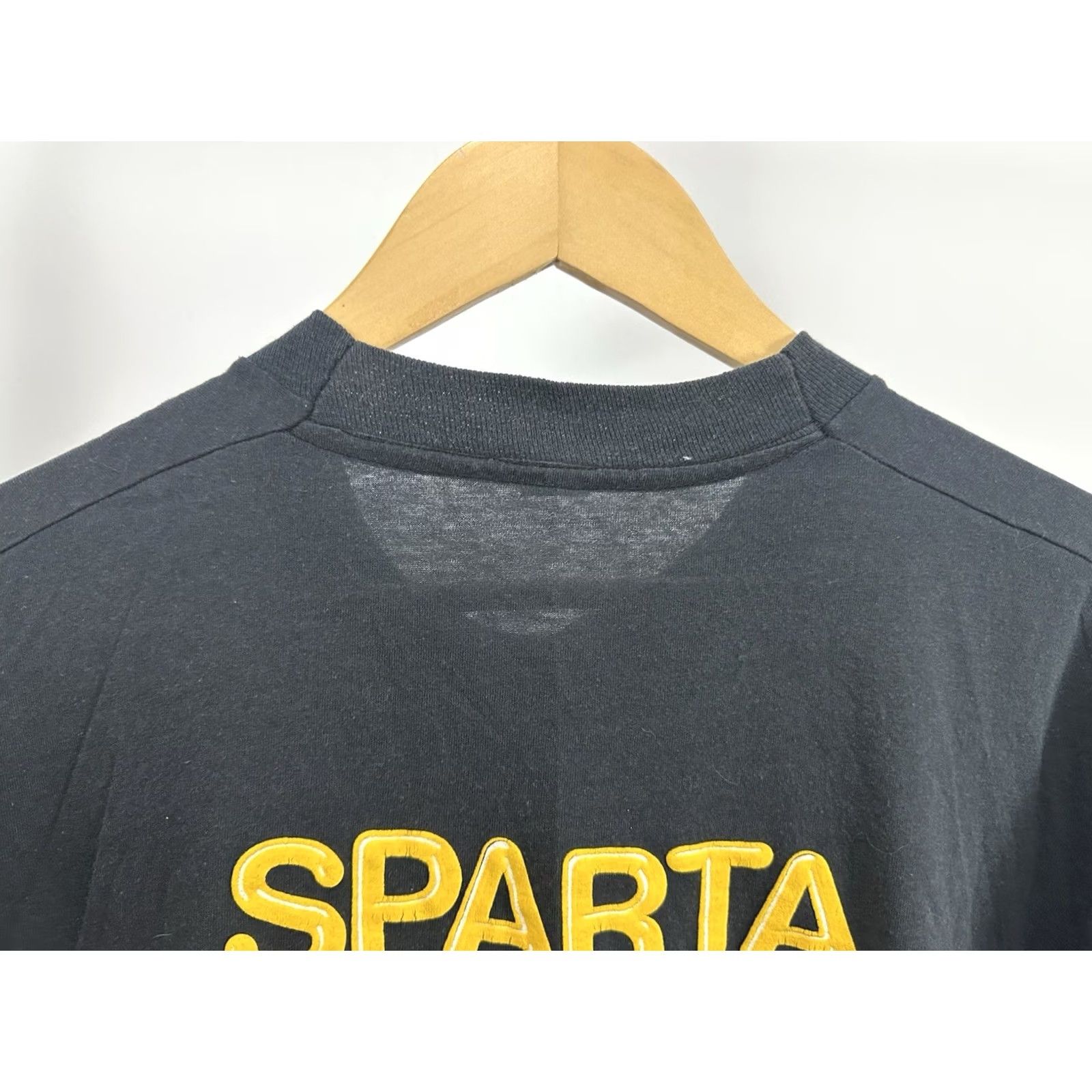Vintage VTG 80s Sparta Shrine Car Show Paper Thin Worn Burnout T-Shirt XL Black Mens Shirt Nike? Size US XL / EU 56 / 4 - 5 Thumbnail