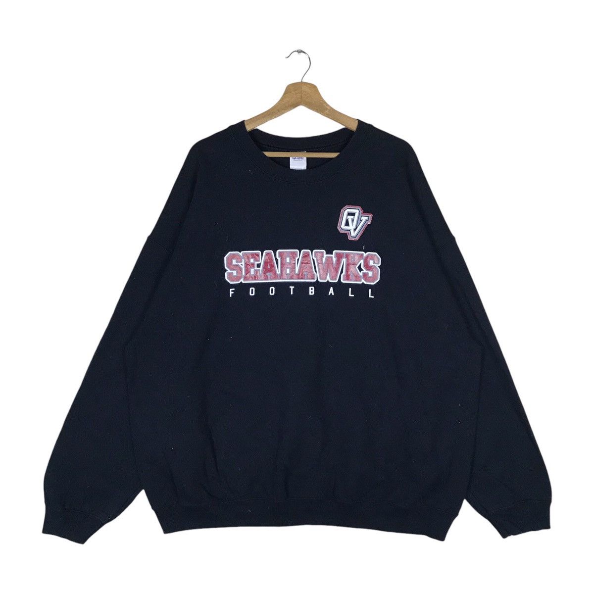 Gildan Vintage Gildan Seahawks Football Pullover Jumper Sweatshirt Size US XXL / EU 58 / 5 - 1 Thumbnail