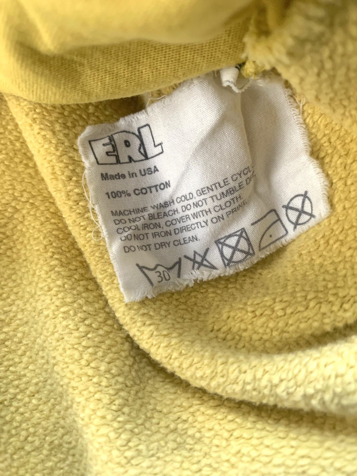ERL ERL x SSENSE XX yellow “Be Nice” Hoodie Size US M / EU 48-50 / 2 - 15 Thumbnail