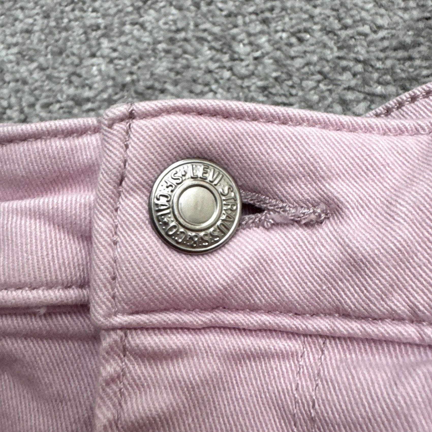 Levi's Levi's 711 Skinny Jeans Womens 30 Light Pink Mid Rise Stretch Denim 5-Pocket City 2000s Mens Women Girls Size 30" / US 8 / IT 44 - 6 Thumbnail