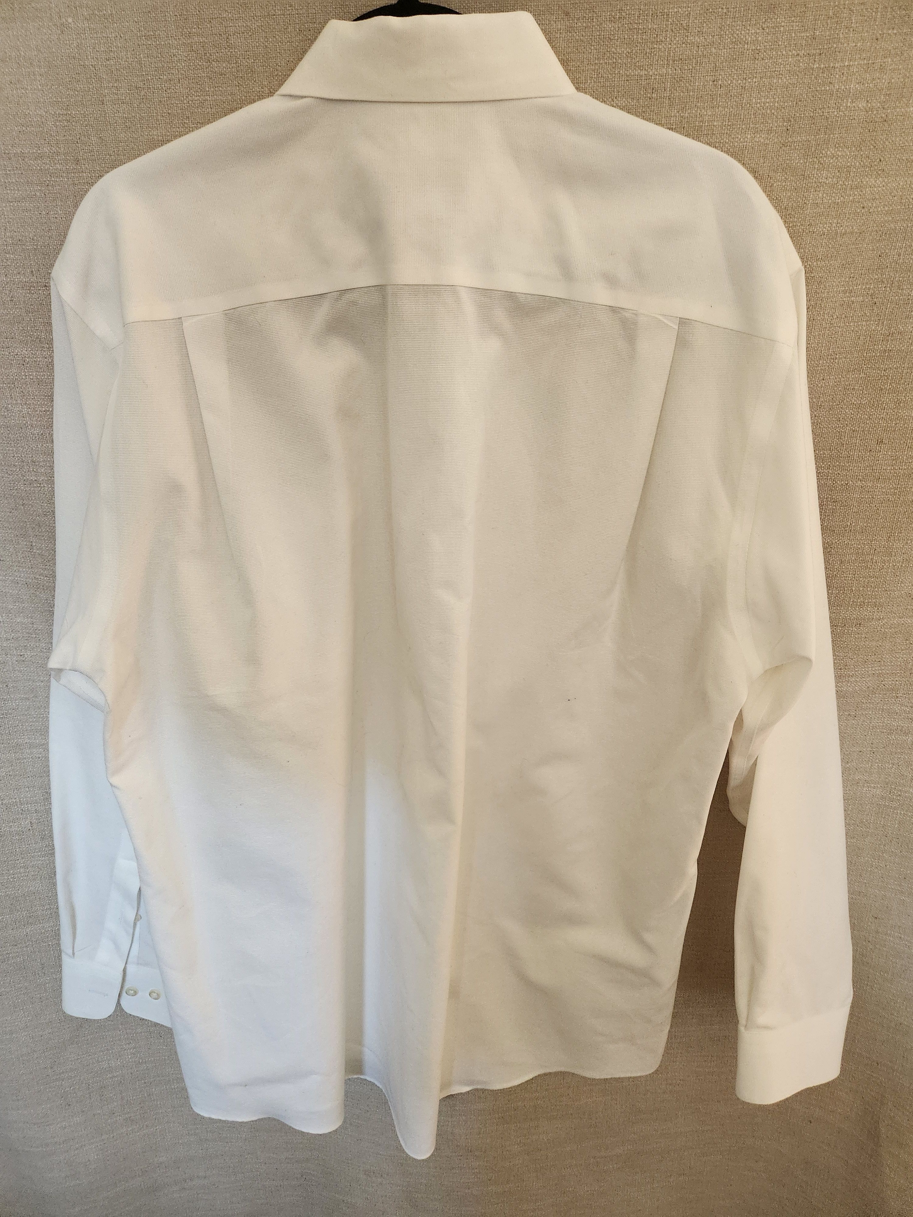 Pronto Uomo Vintage Men's White Dress Shirt Size US L / EU 52-54 / 3 - 2 Thumbnail