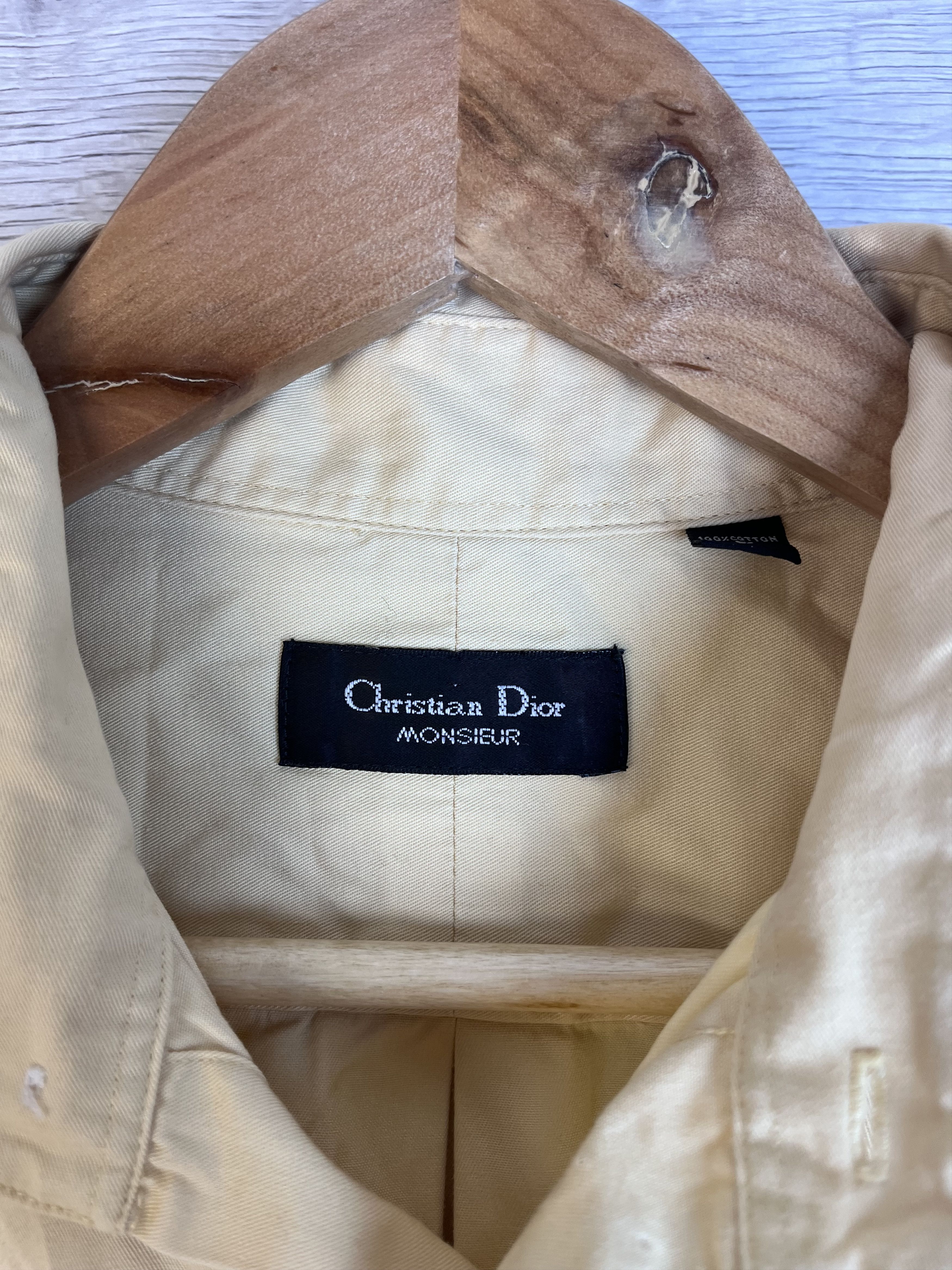 Other Vintage Button Down Shirt Christian Dior Monsievr size L Size US L / EU 52-54 / 3 - 10 Thumbnail