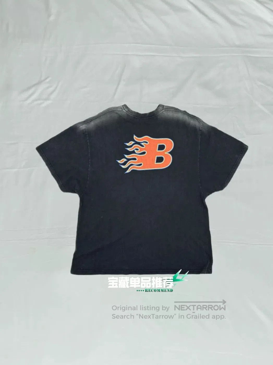 Balenciaga Balenciaga SS21 Flame Logo T. Size US S / EU 44-46 / 1 - 1 Thumbnail