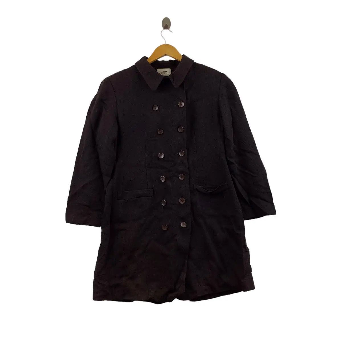 ZAPA Vintage ZAPA PARIS Made In France Double Breasted Peacoat Size M / US 6-8 / IT 42-44 - 1 Thumbnail